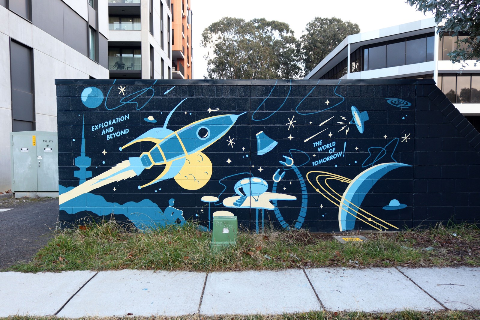 Exploration and Beyond by Gold St. Press | Street Art NSW