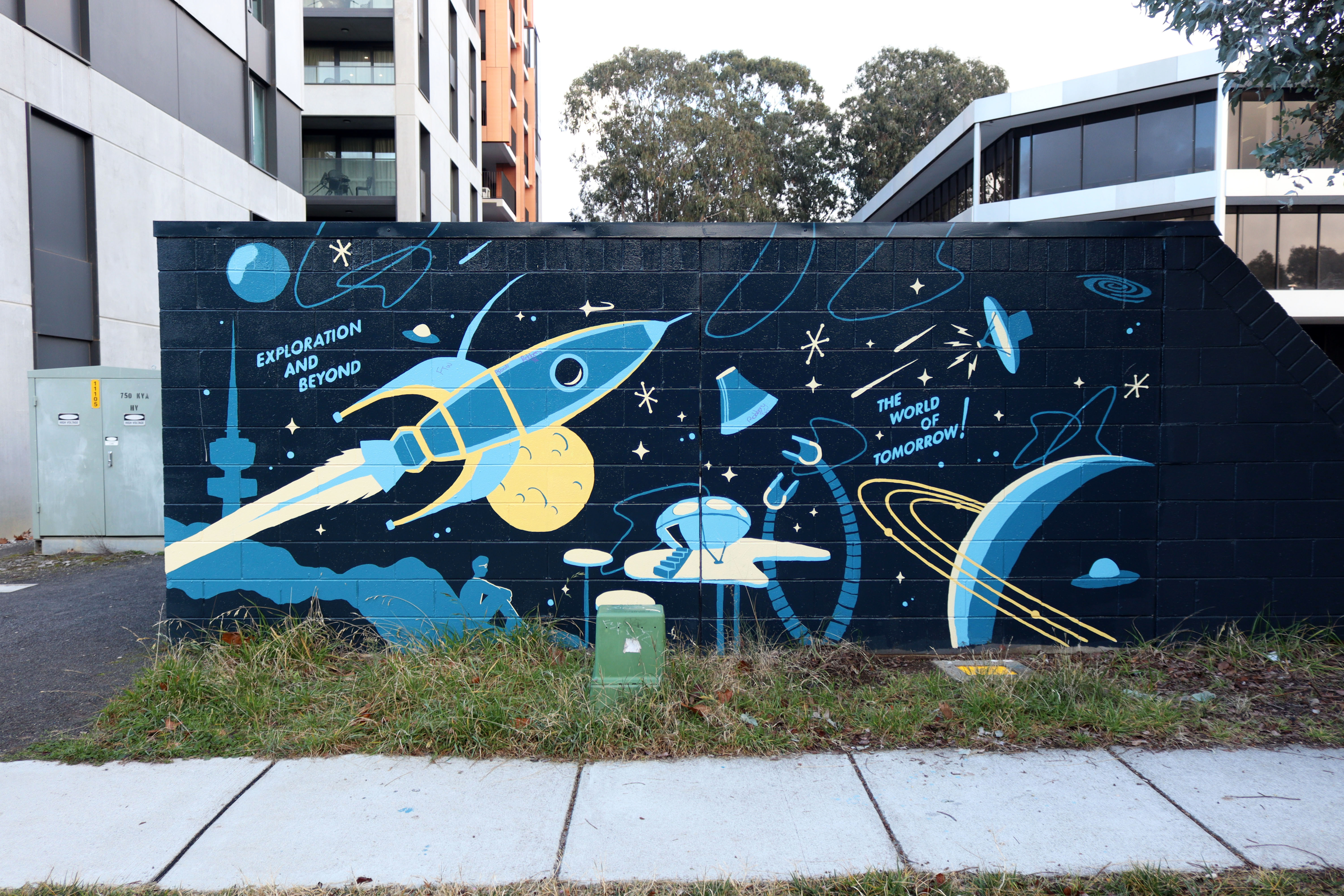 Exploration and Beyond by Gold St. Press | Street Art NSW
