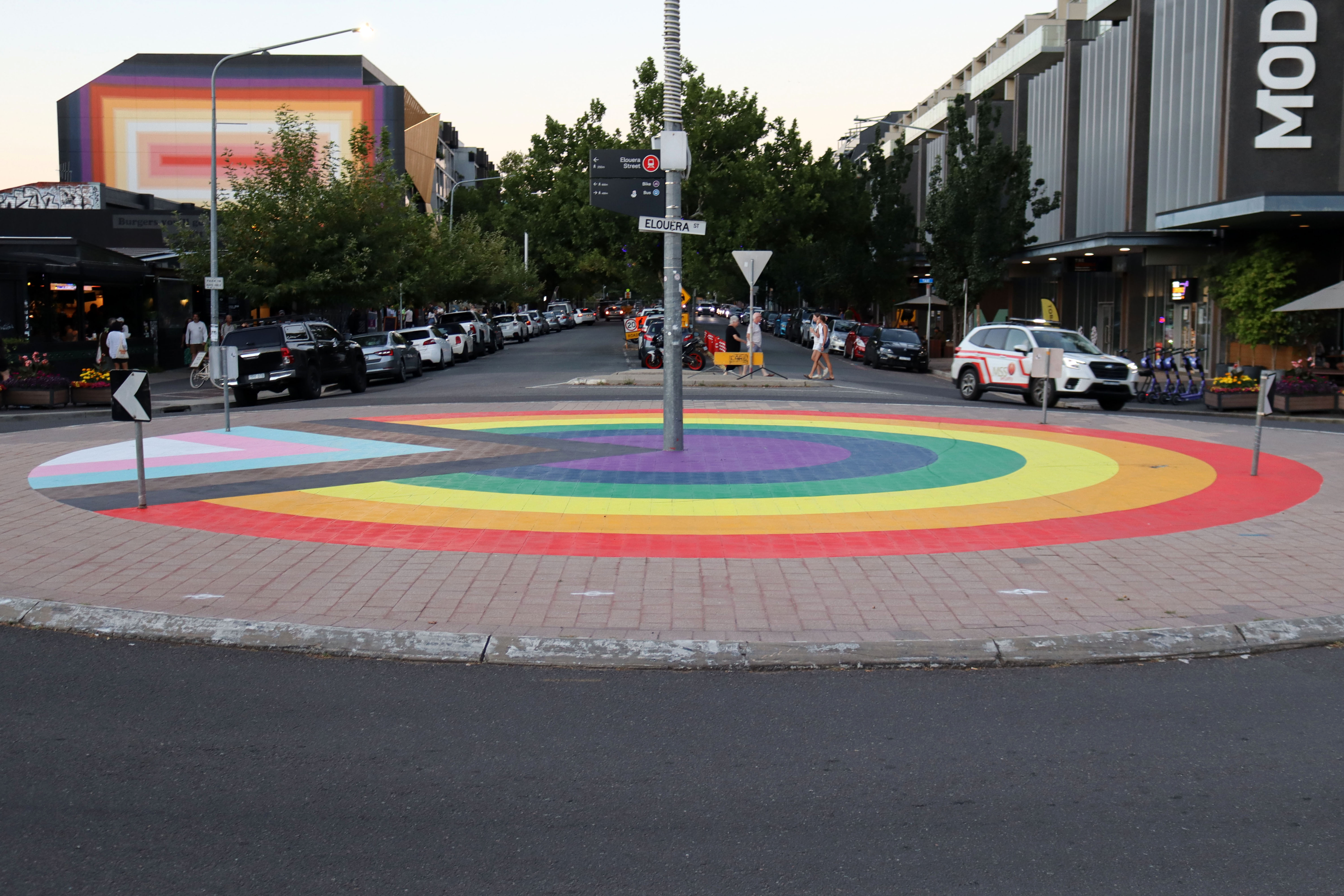 LGBTQIA+ Rainbow Roundabout