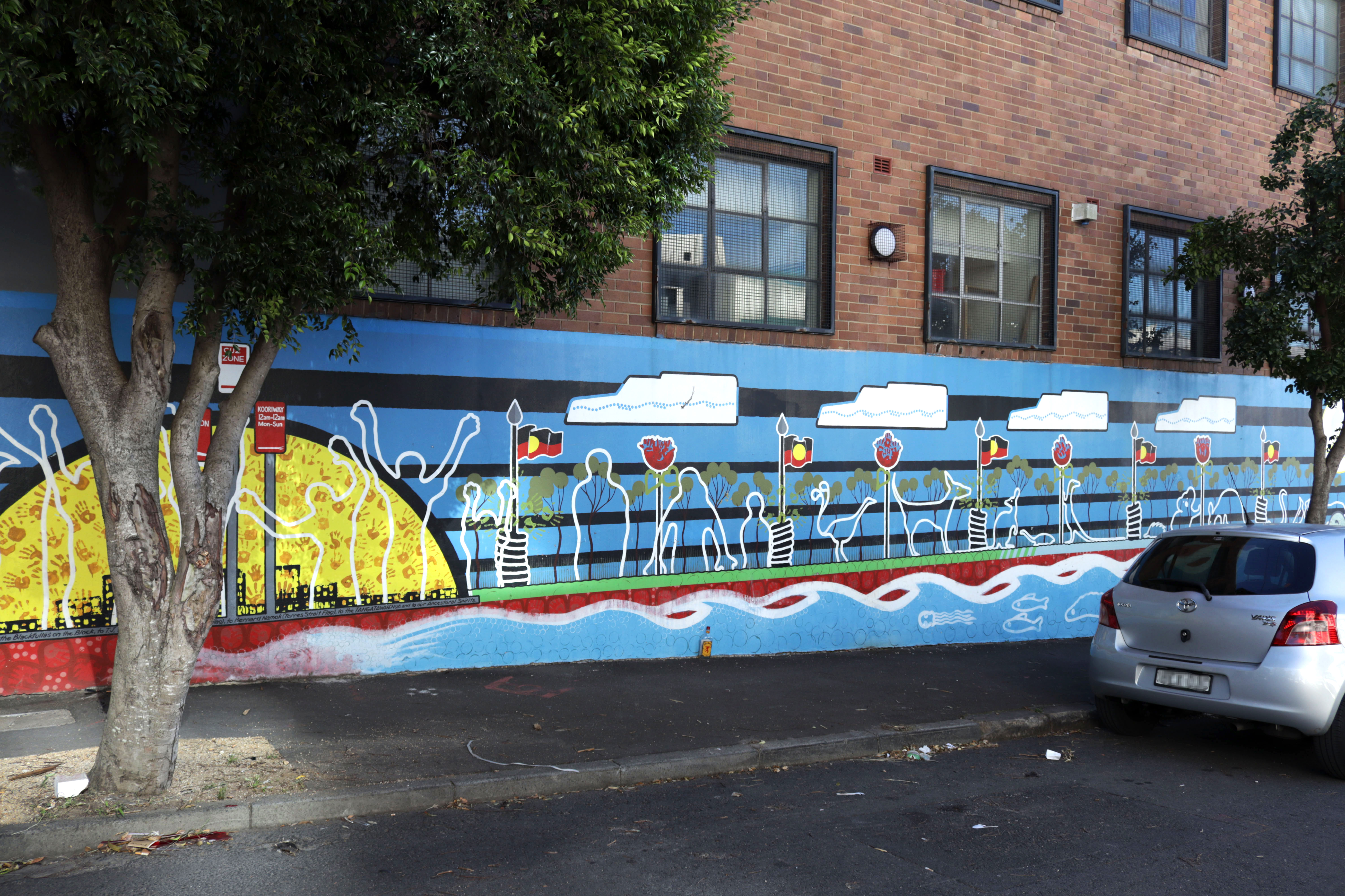 Redfern Community Centre by Blak Douglas | Street Art NSW
