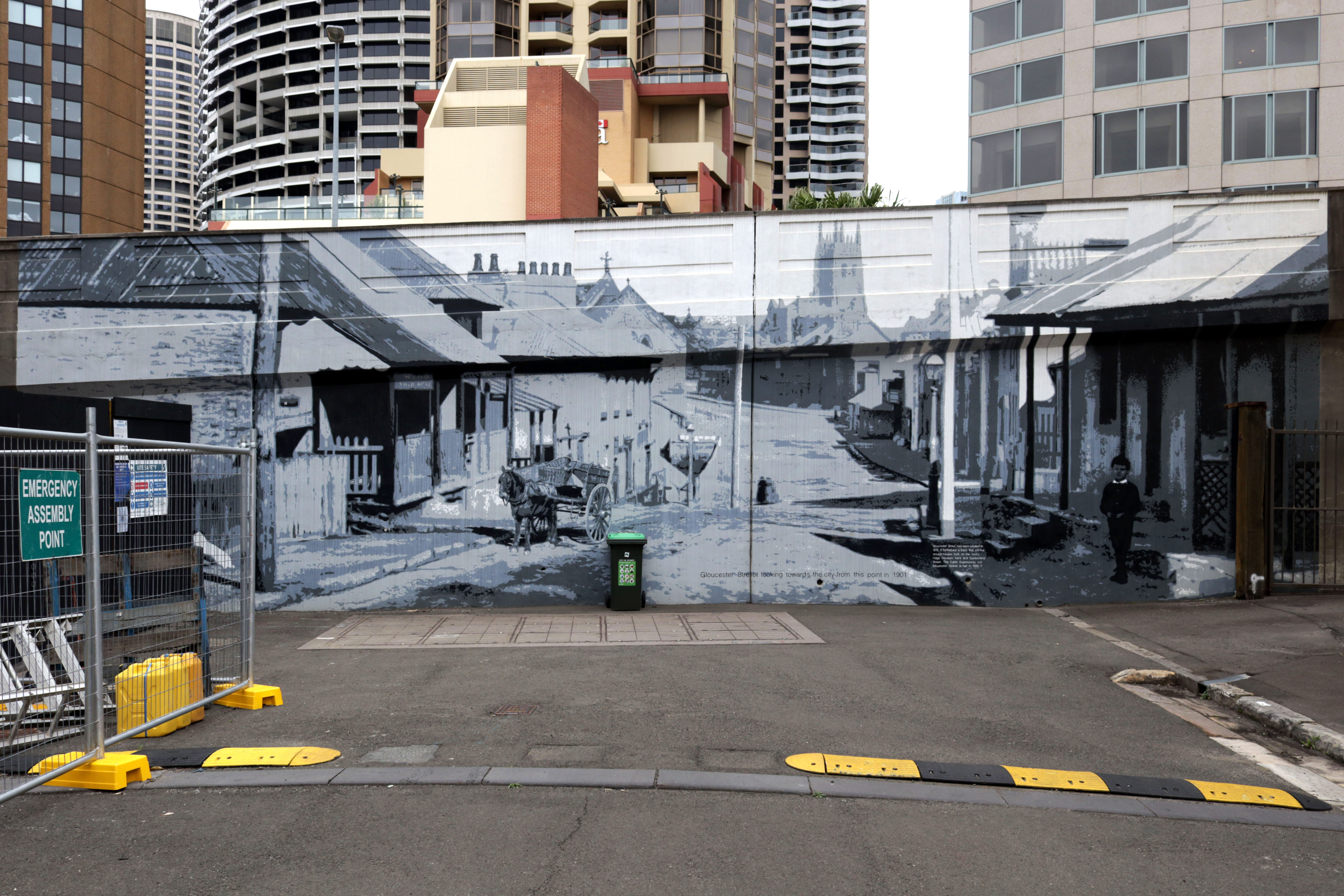 Gloucester Street Looking Towards the City by Pierre Mol | Street Art NSW