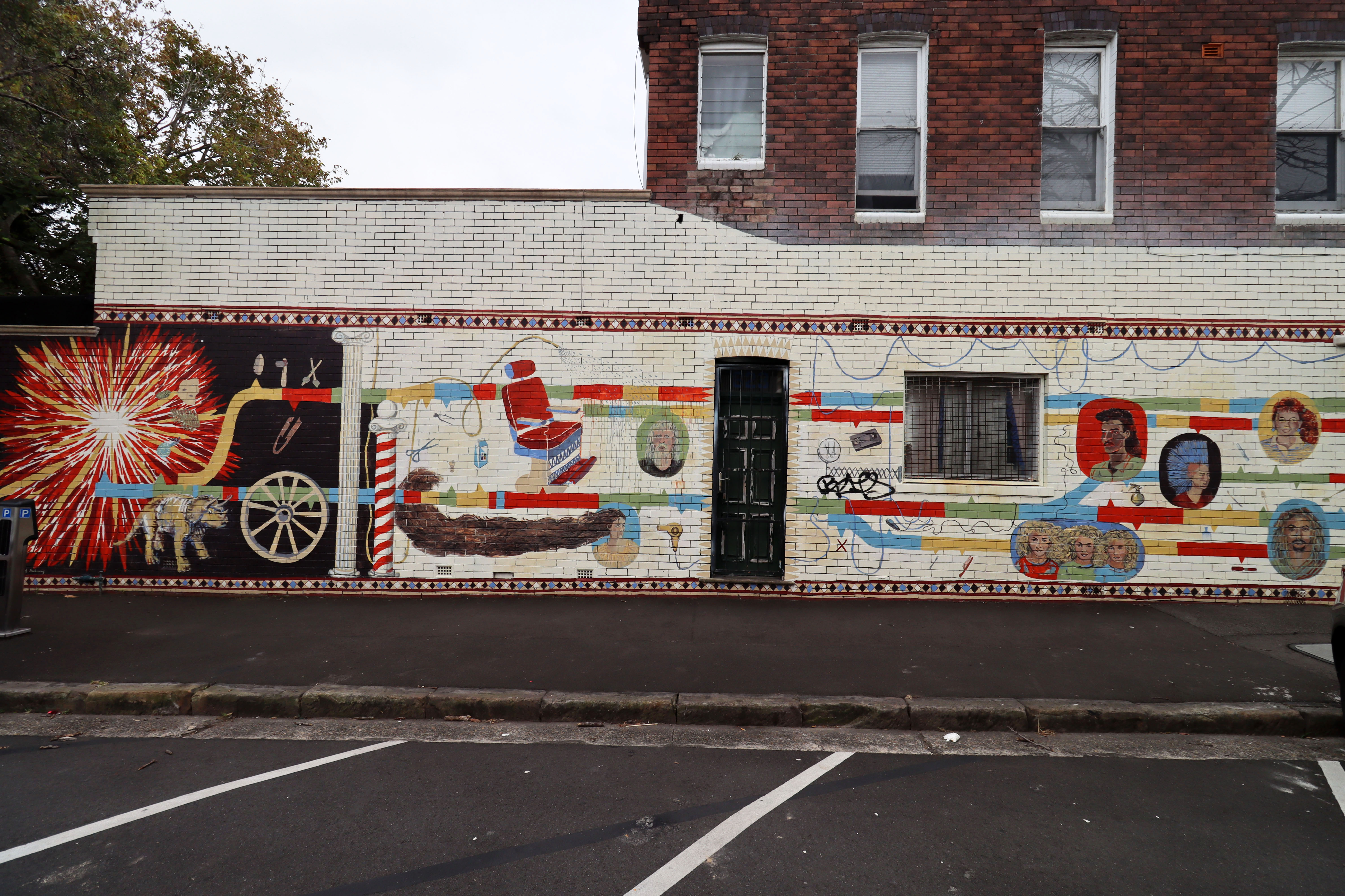 The Illustrated History of Hairdressing by Ida Lawrence | Street Art NSW
