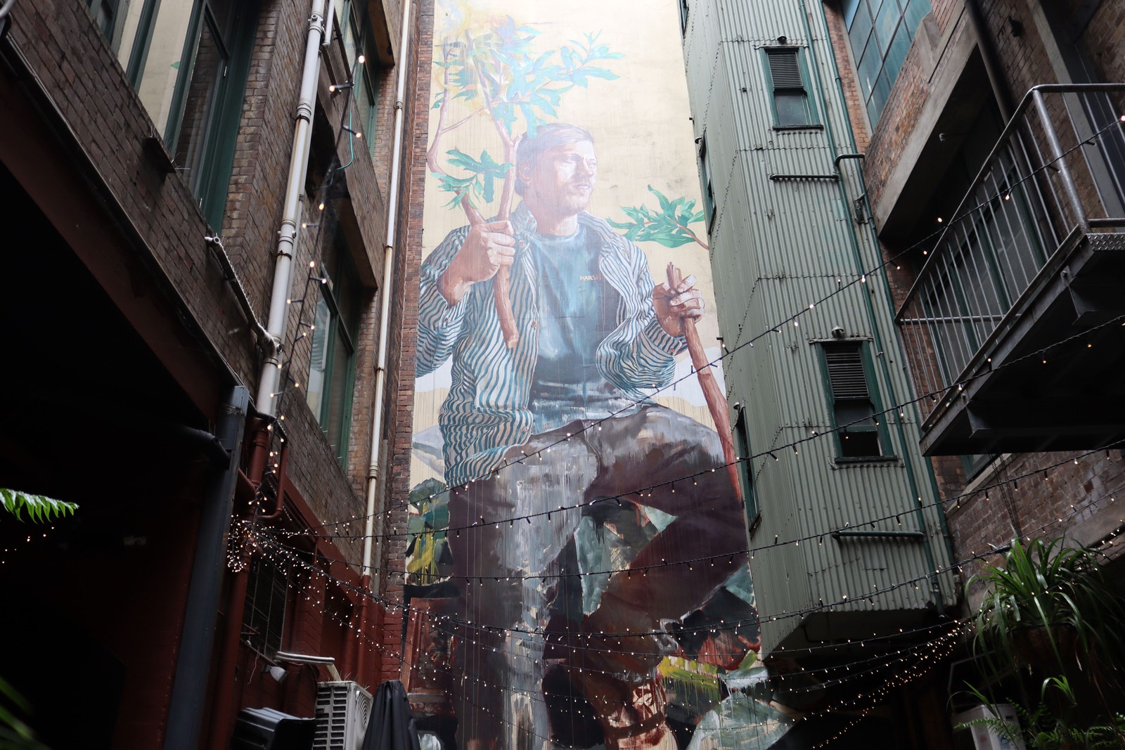 The Torch Carrier by Fintan Magee | Street Art NSW