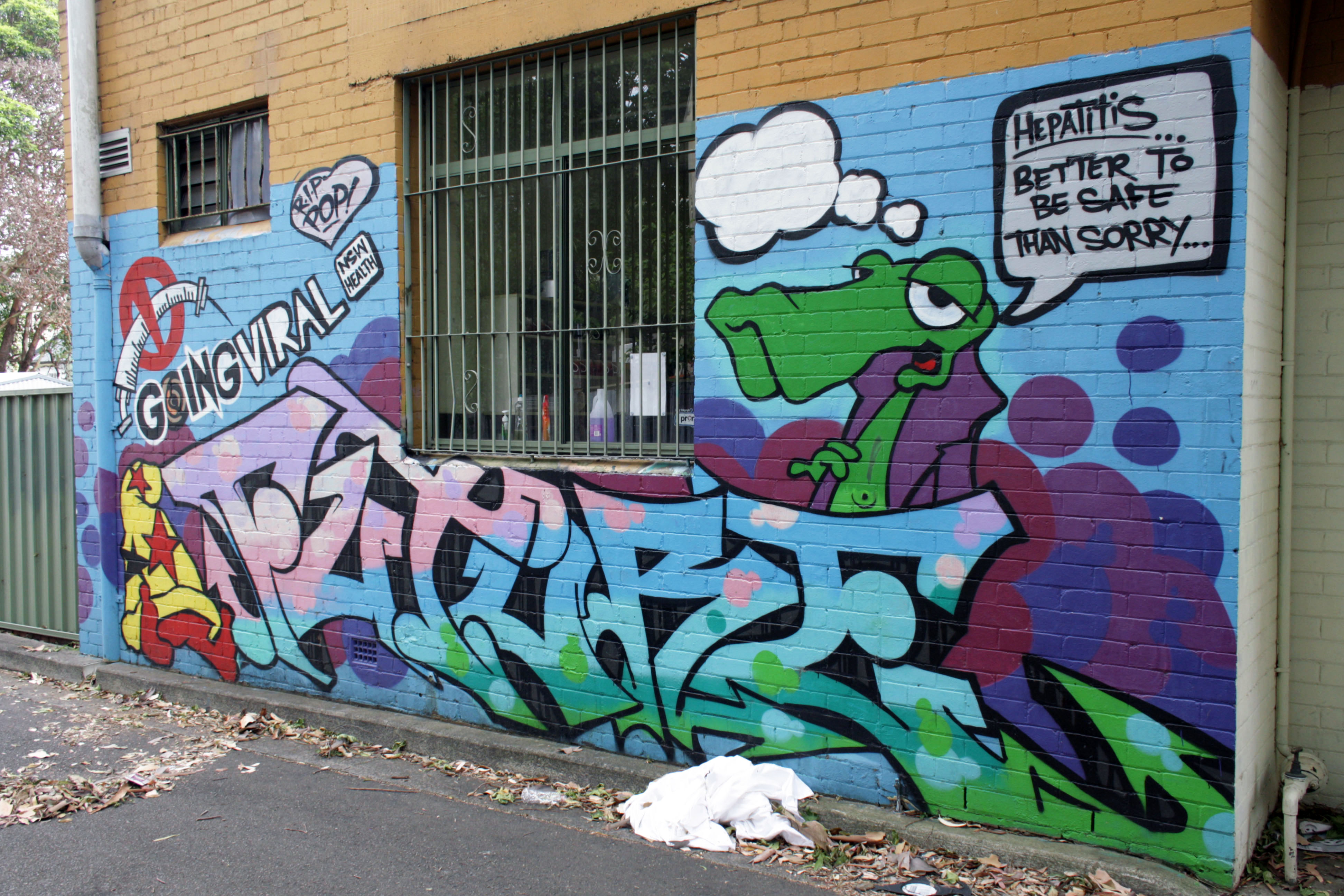Going Viral by Glebe Youth Services | Street Art NSW