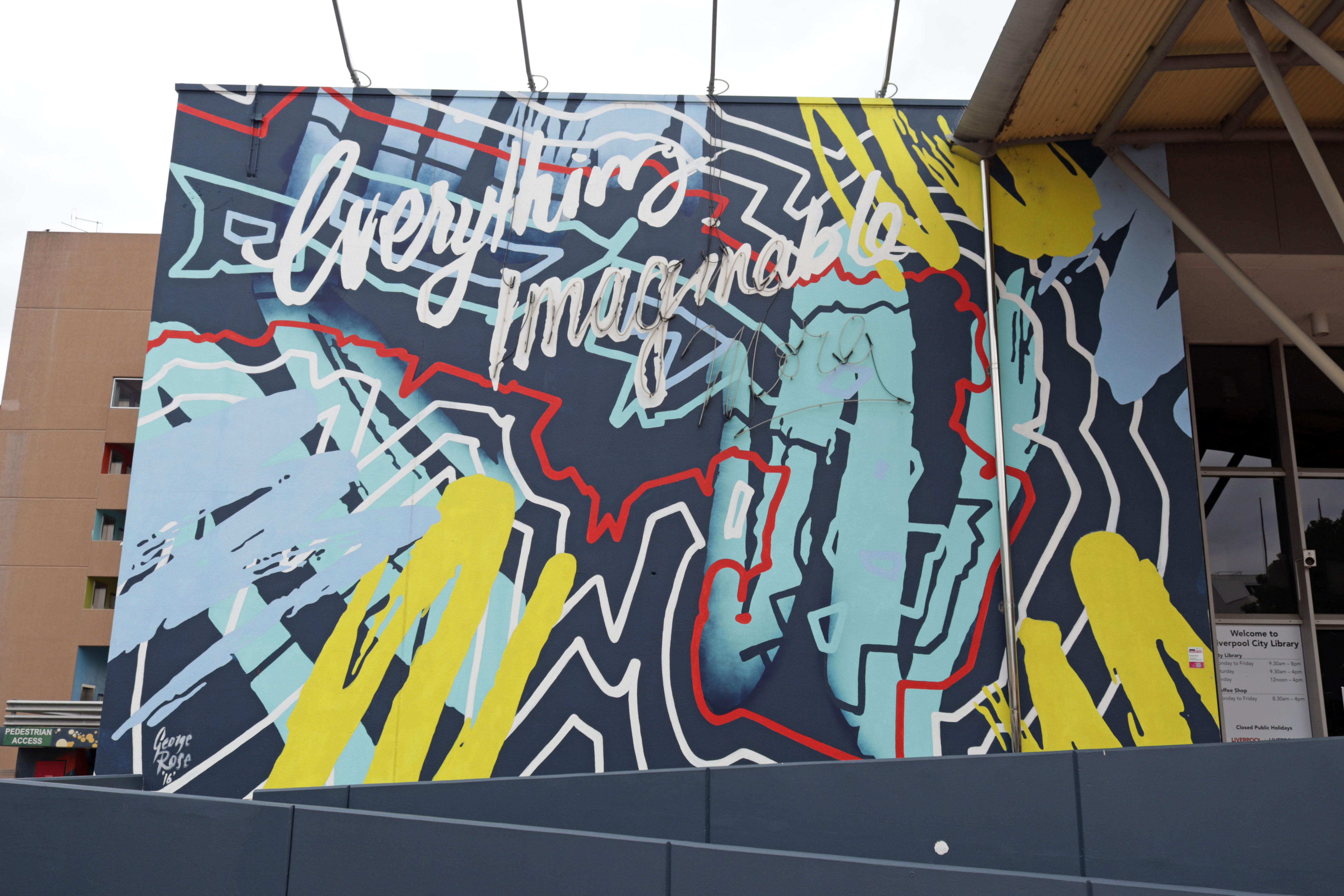 Imagine More, Everything Imaginable by George Rose | Street Art NSW