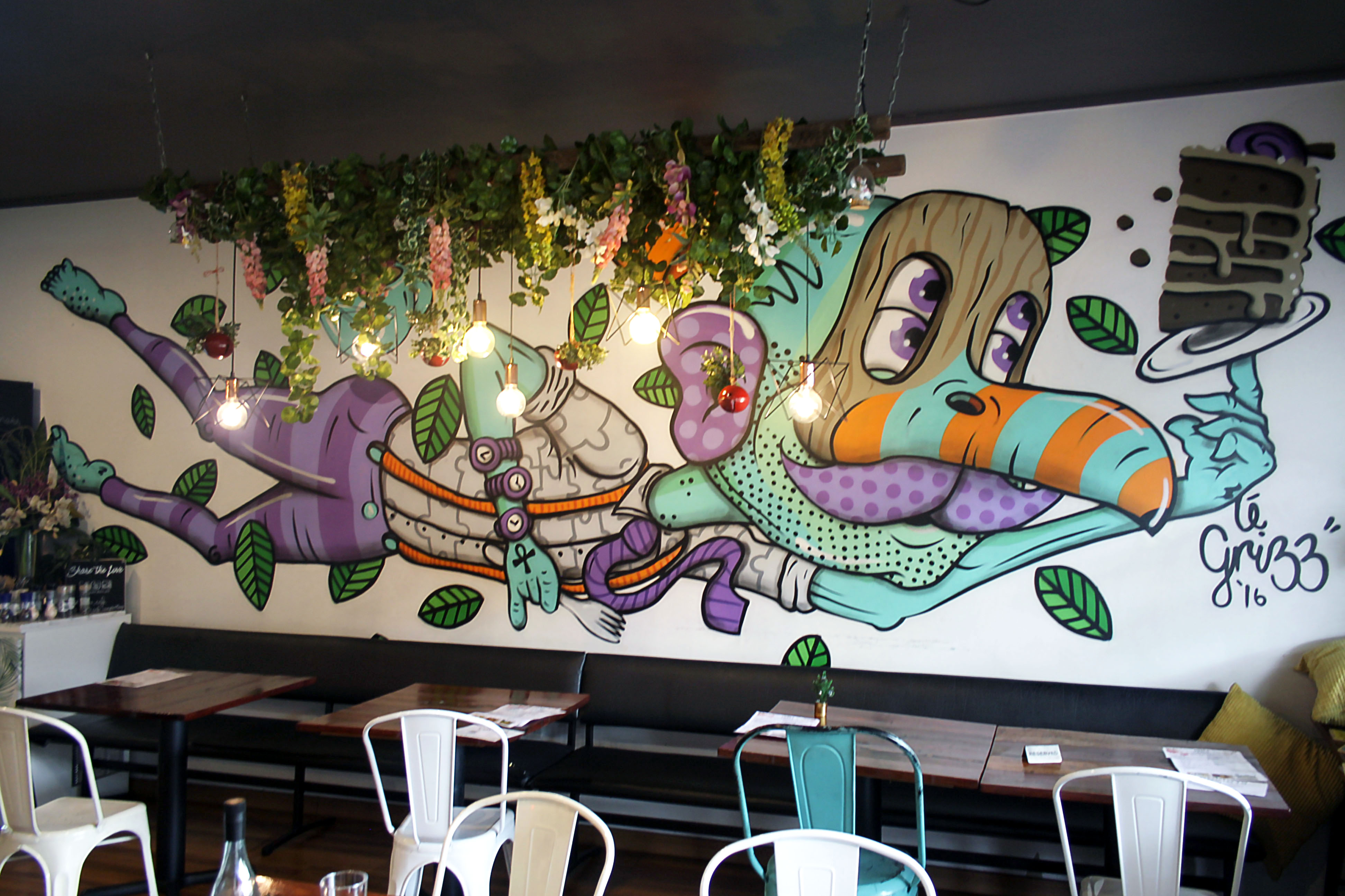 Seta's Café by Le Grizz | Street Art NSW