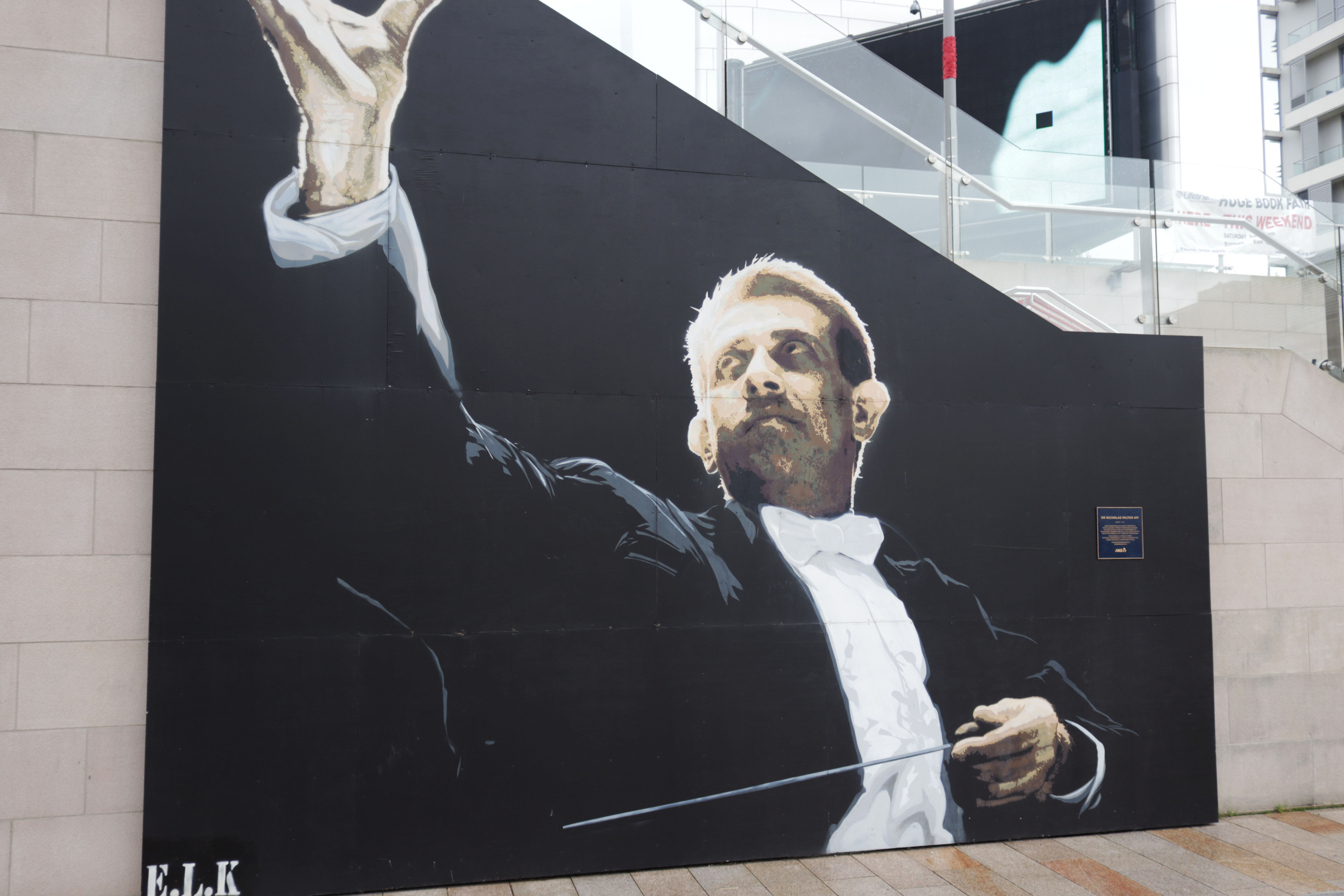 Dr Nicholas Milton AM by E.L.K. | Street Art NSW