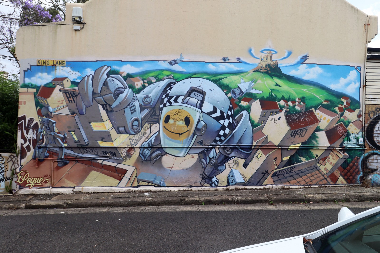 Robot by Peque | Street Art NSW