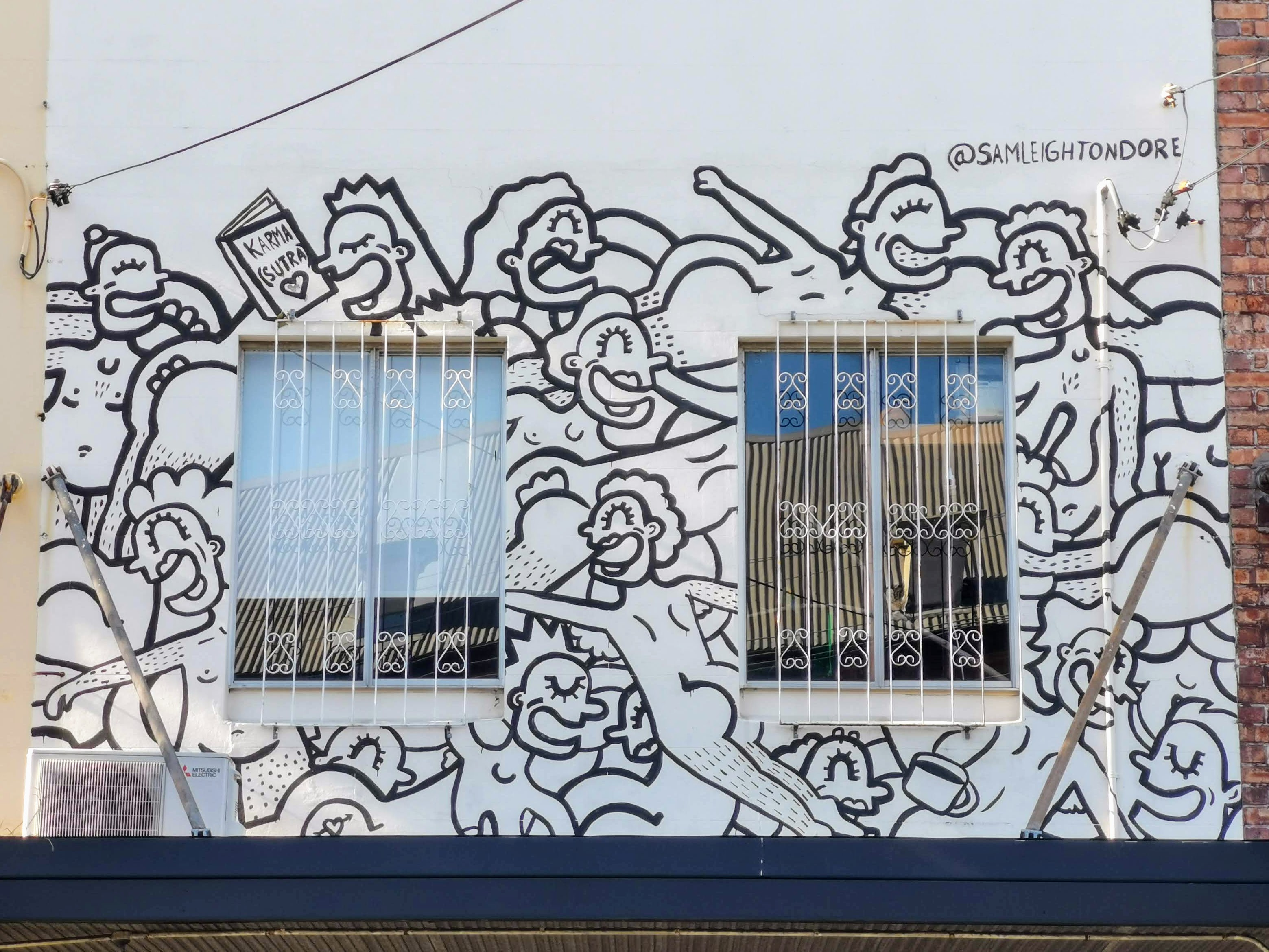 Karma (Sutra) by Sam Leighton-Dore | Street Art NSW