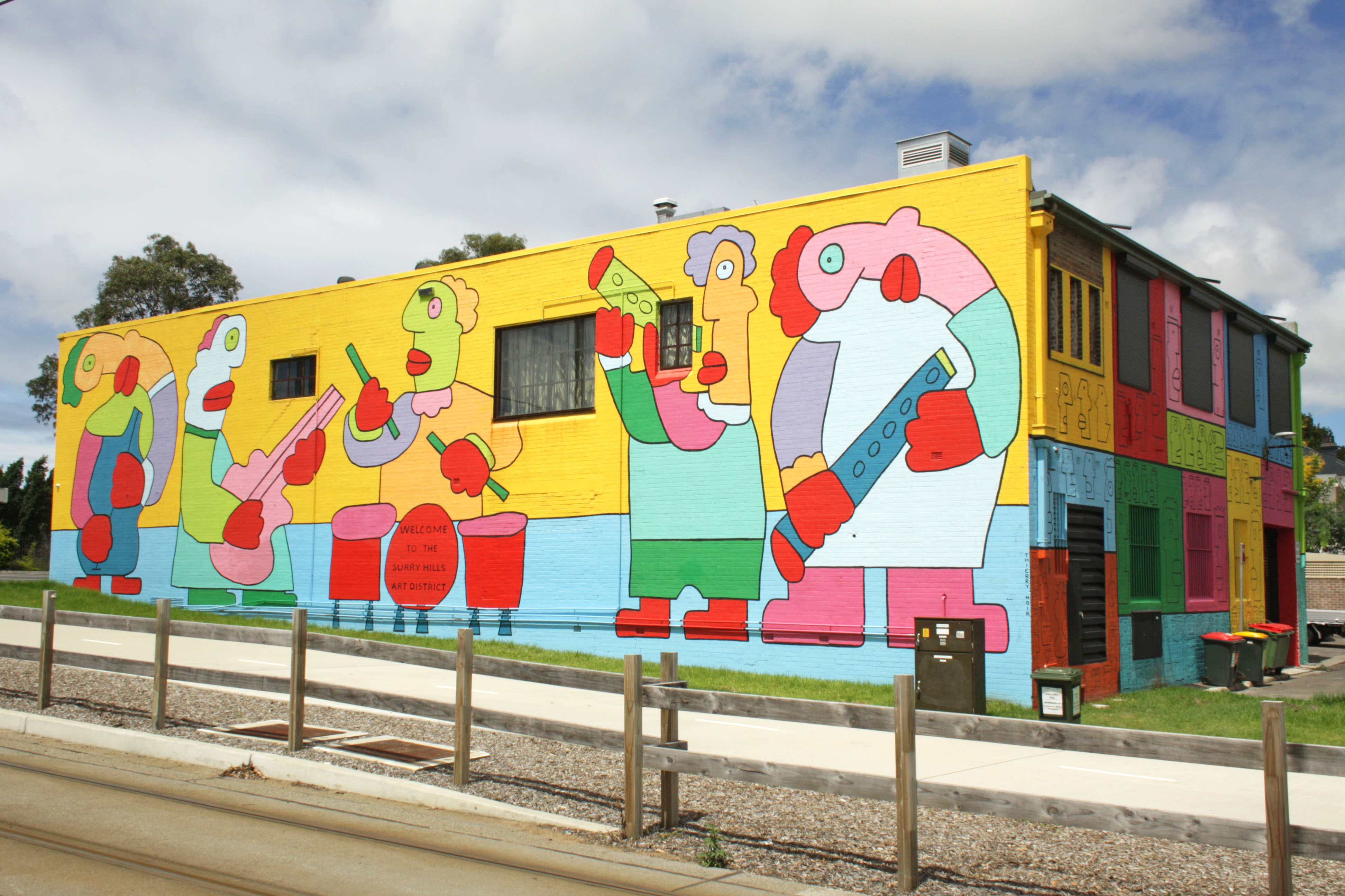 The Colourful House of Surry Hills by Thierry Noir | Street Art NSW