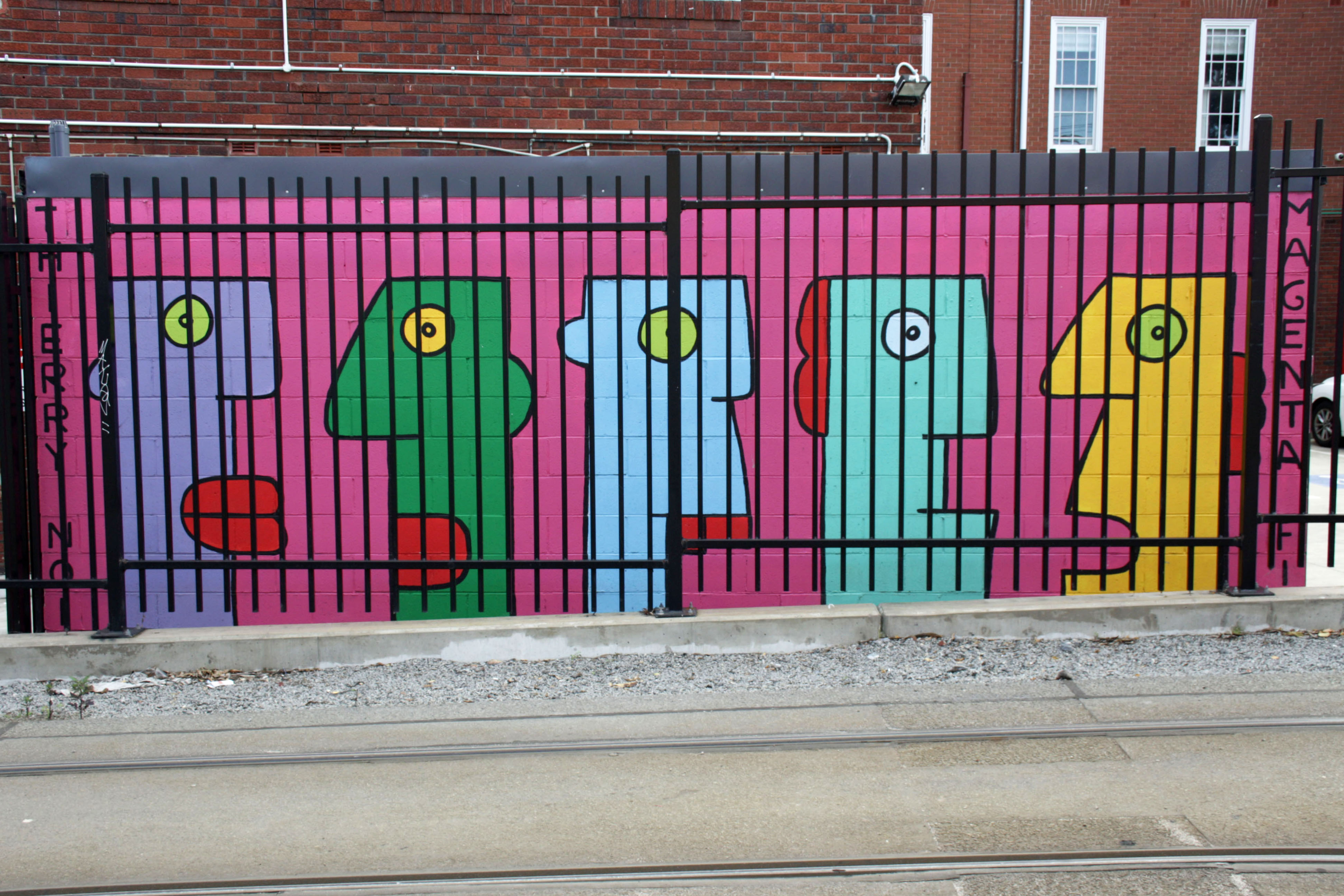 Magenta Five by Thierry Noir | Street Art NSW