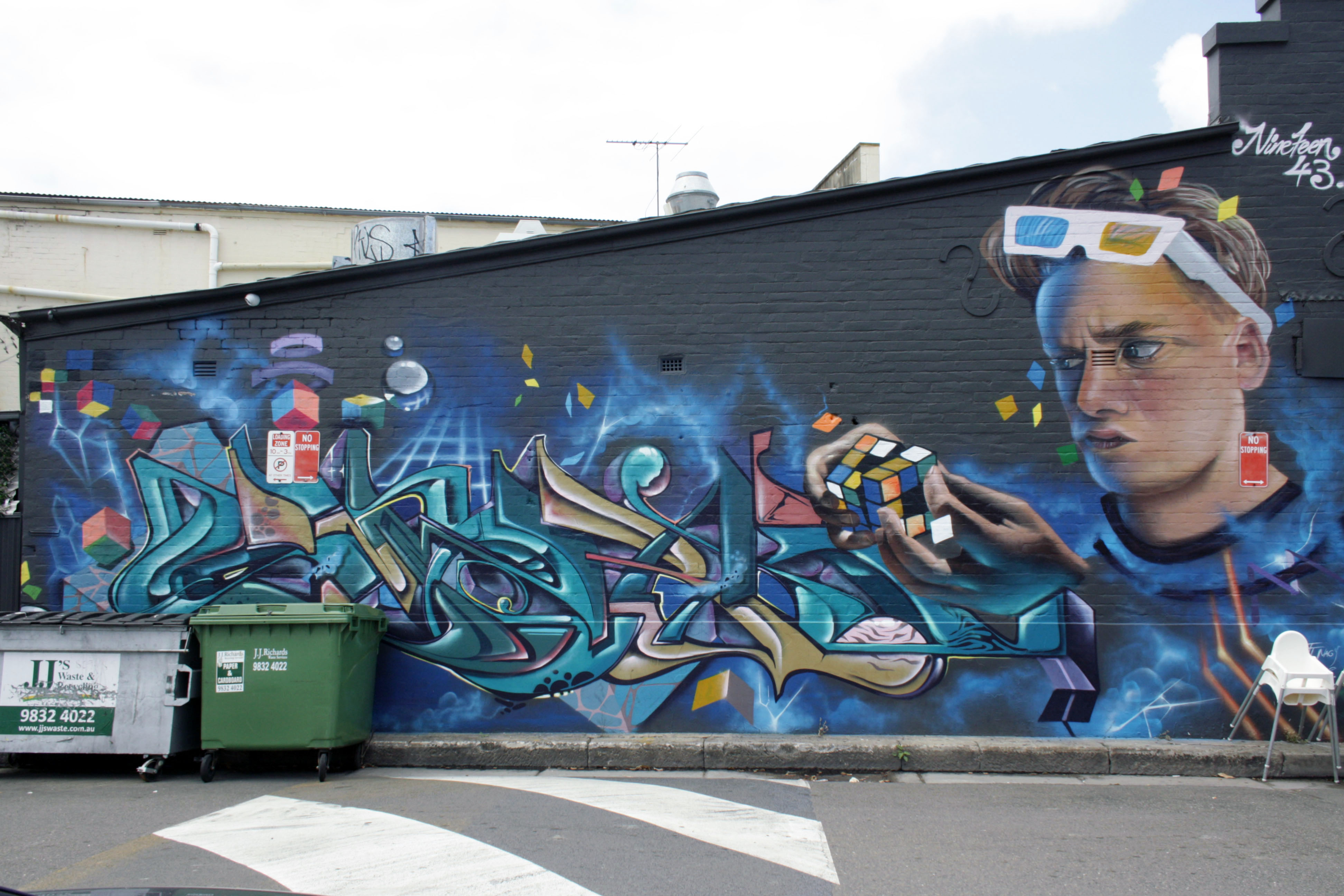Revenge of the Nerds by Scott Nagy | Street Art NSW