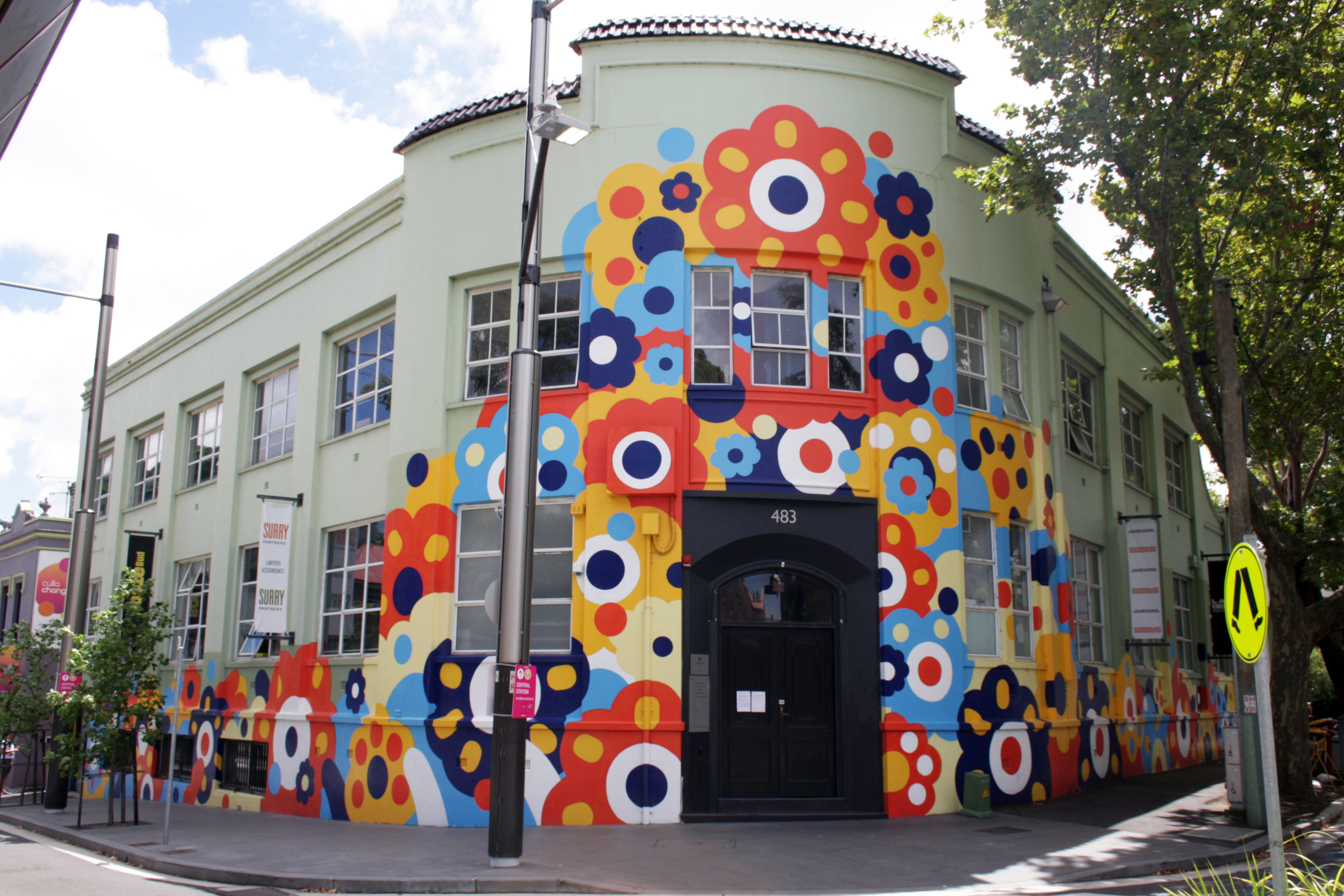 The Flowerhouse by Nico Nicoson | Street Art NSW