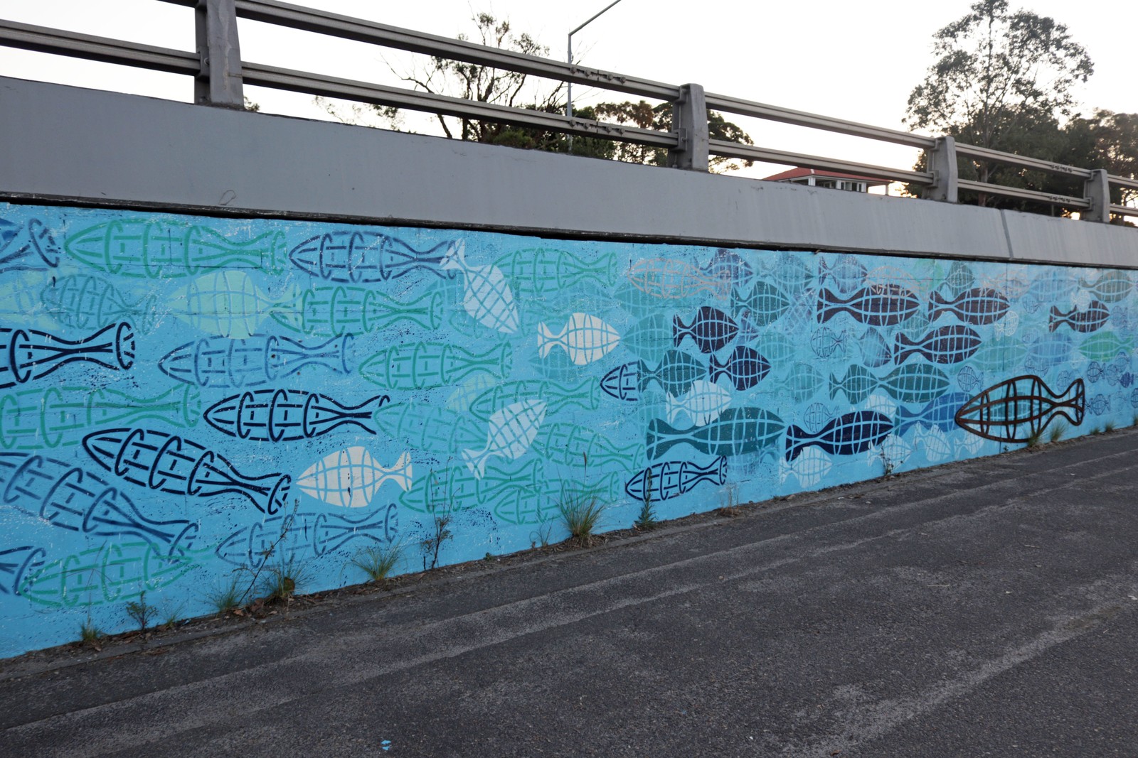 Fish Traps by Jason Wing | Street Art NSW