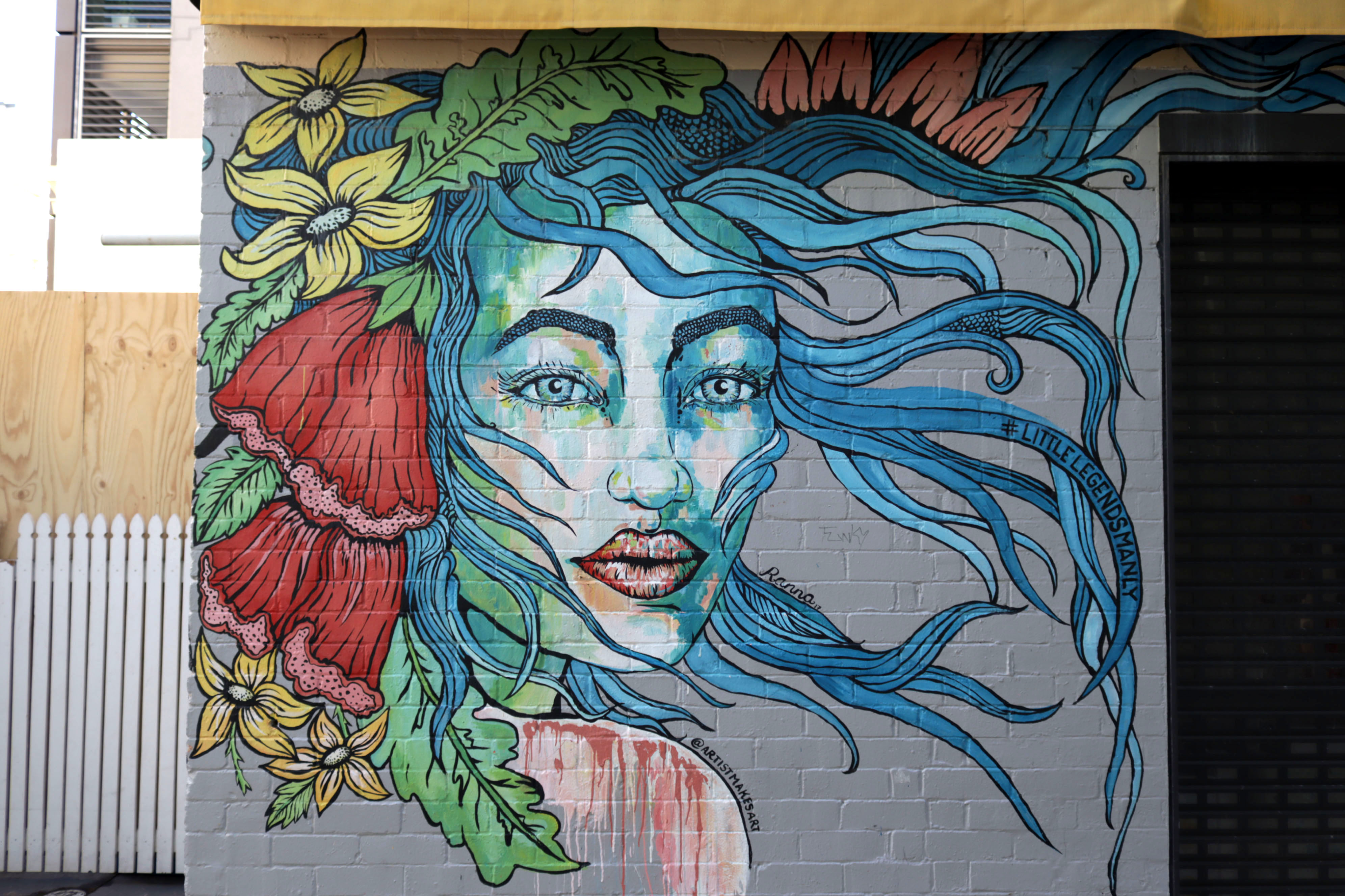 The Manly Mermaid by Rachel Giddens | Street Art NSW