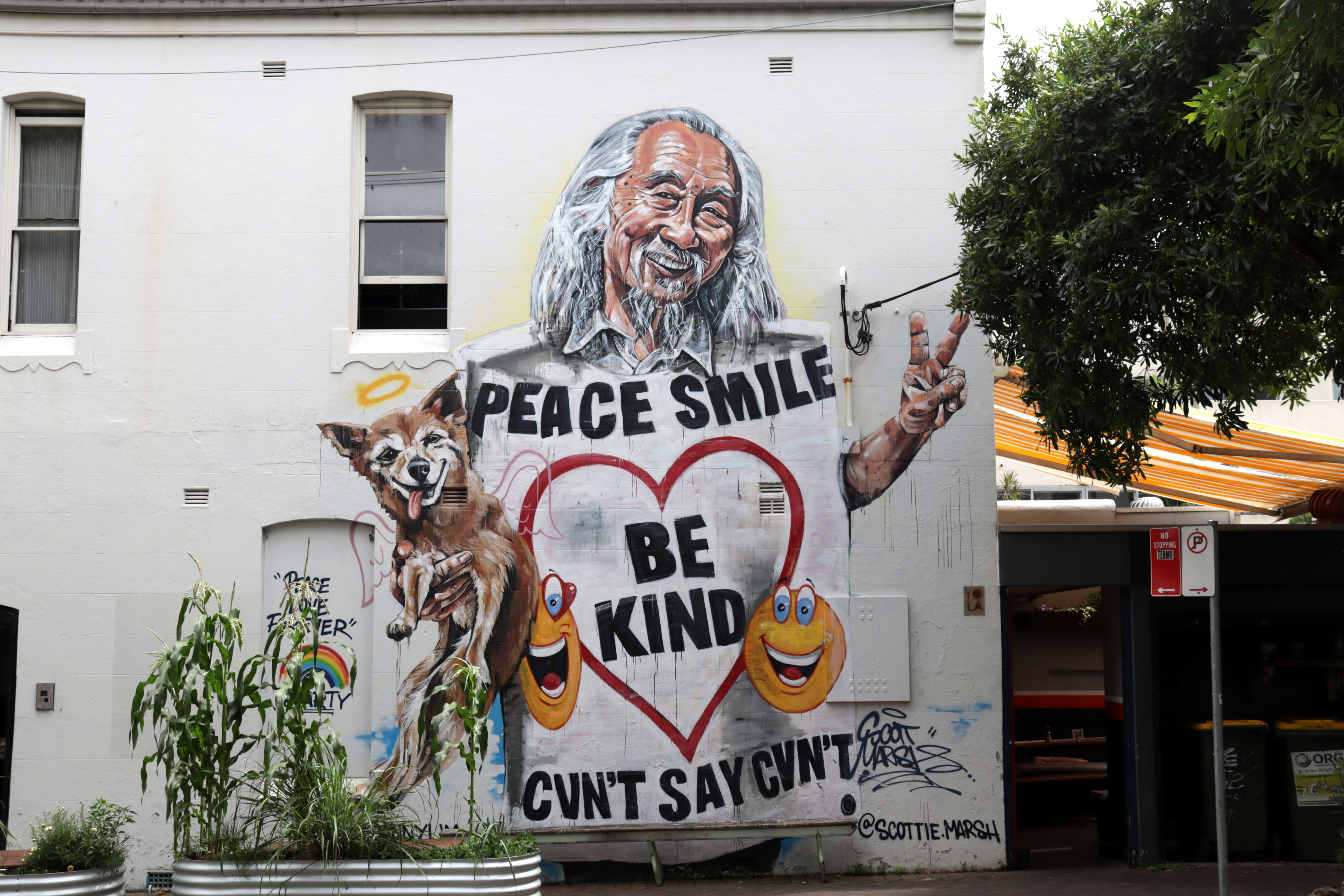 Portrait of Danny Lim and Smarty by Scott Marsh | Street Art NSW