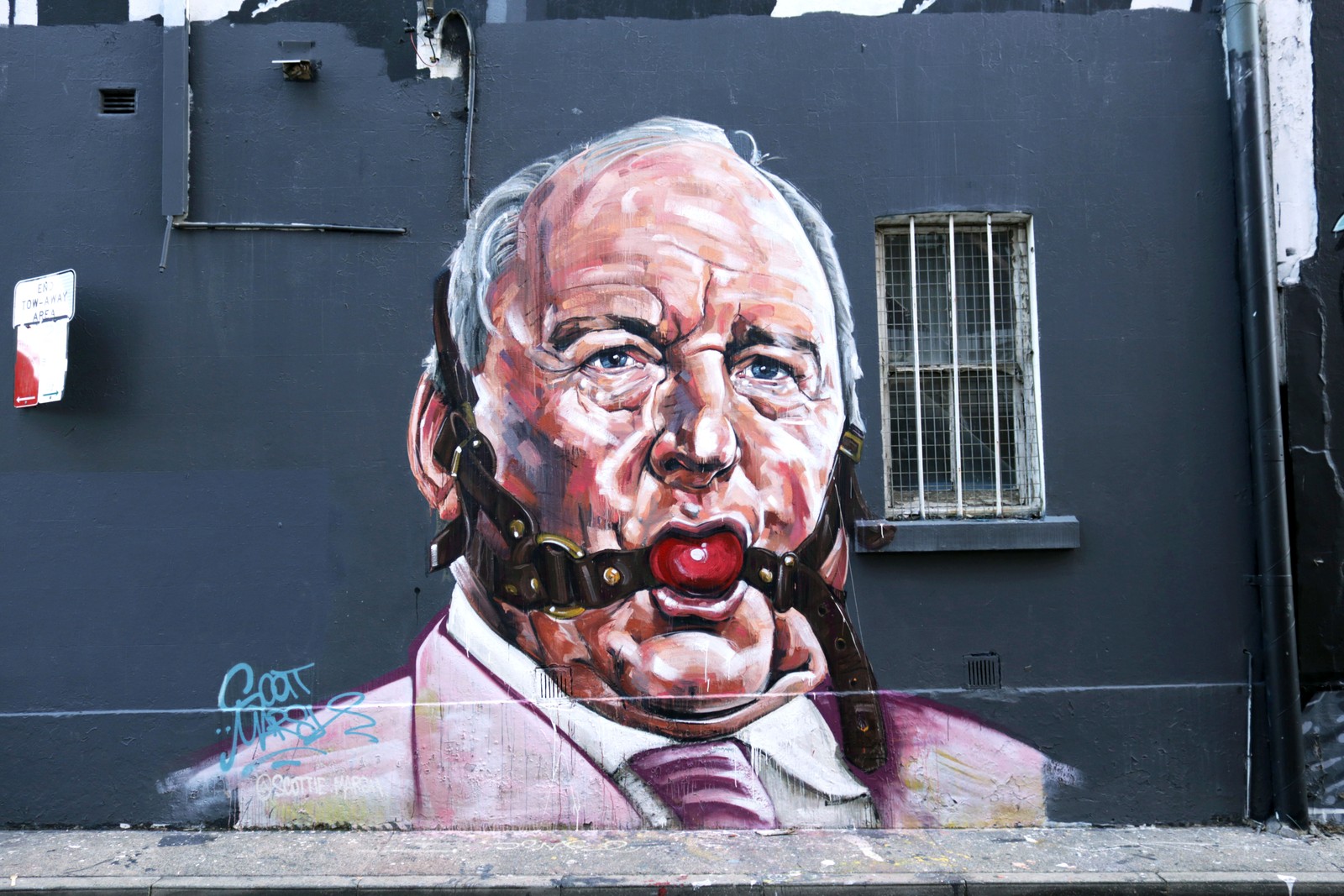 Beats a Sock by Scott Marsh | Street Art NSW