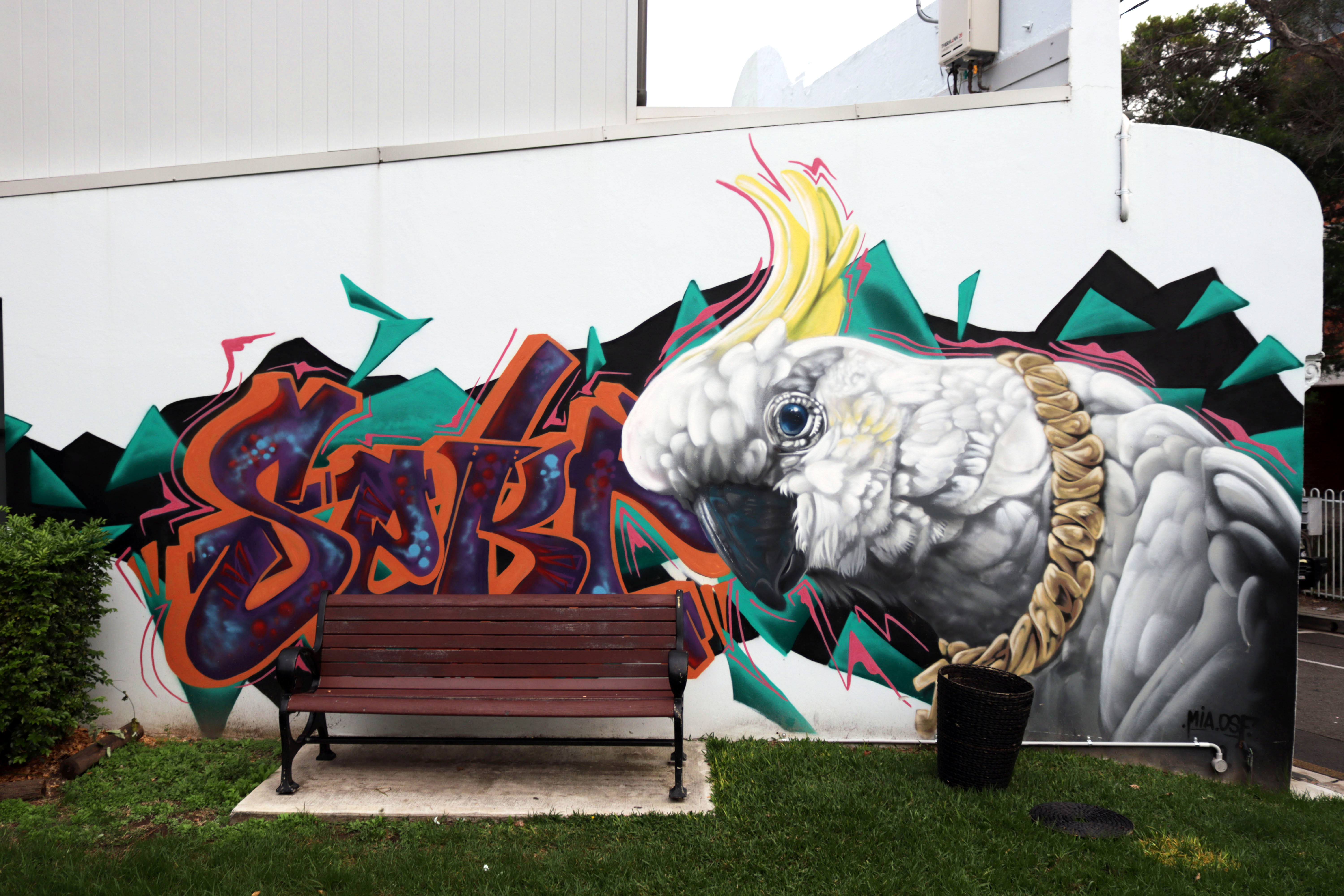 Cockatoo by Sekt Compton | Street Art NSW