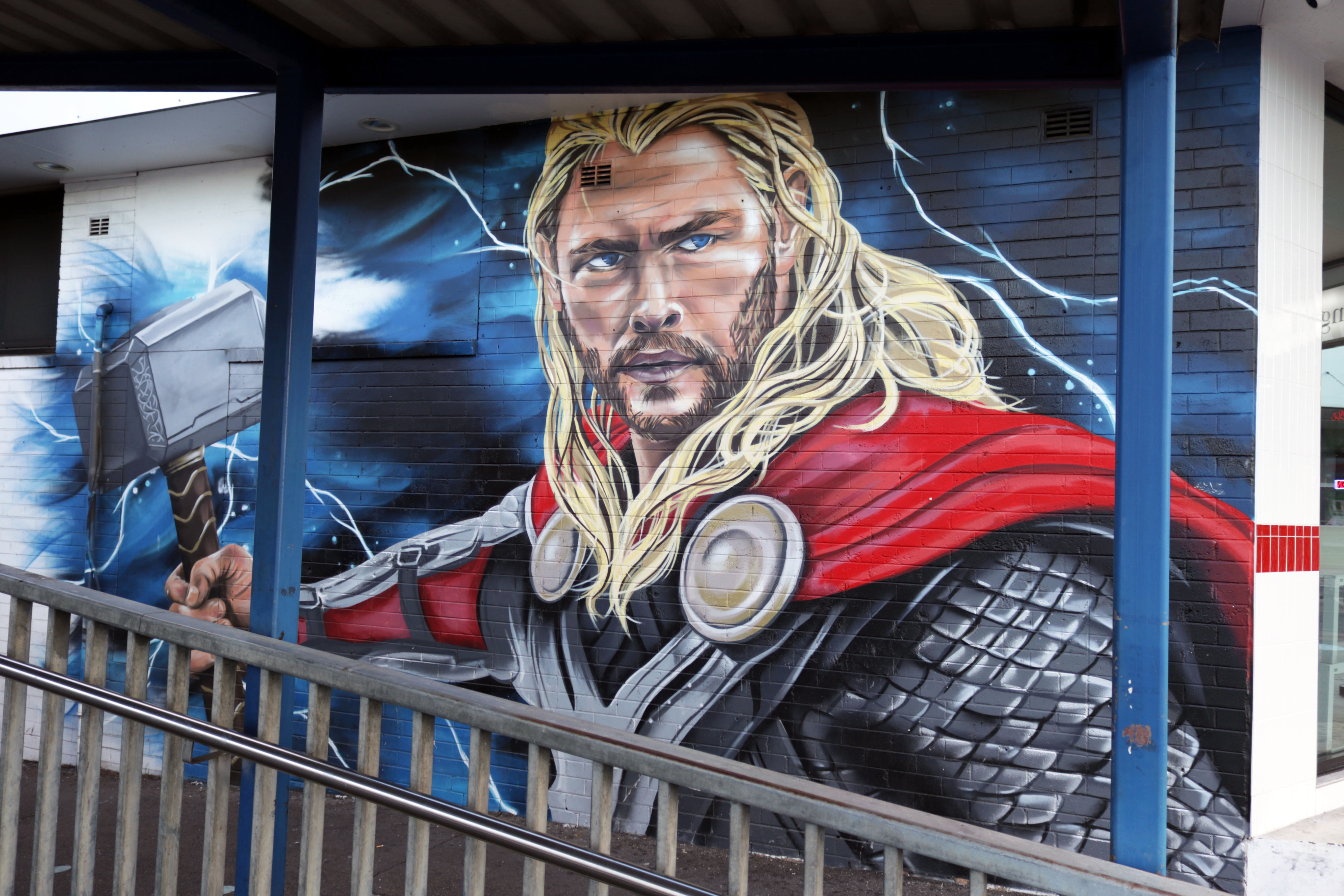 Thor by Reubszz | Street Art NSW