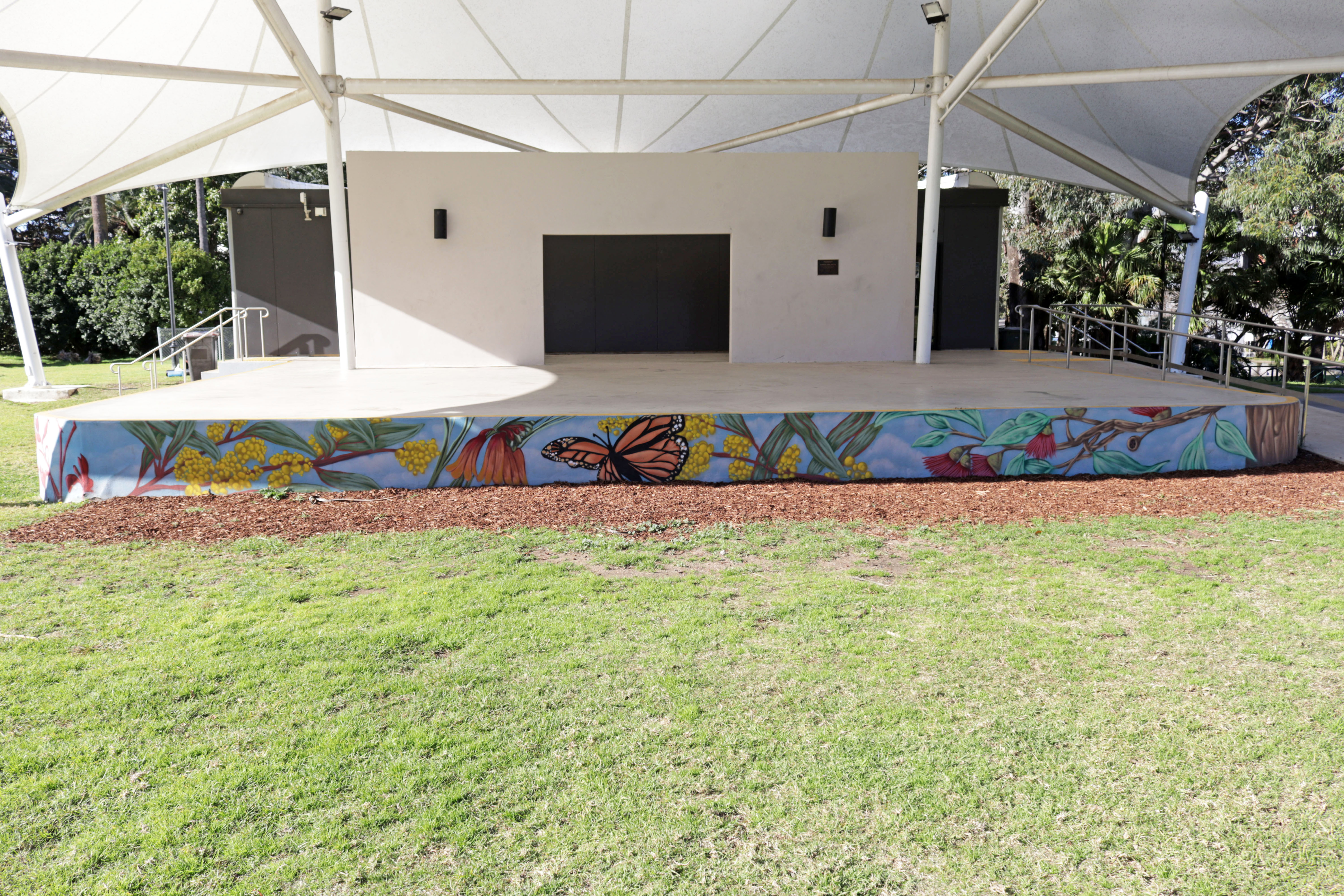 Burwood Park Pavilion by Brode Compton | Street Art NSW