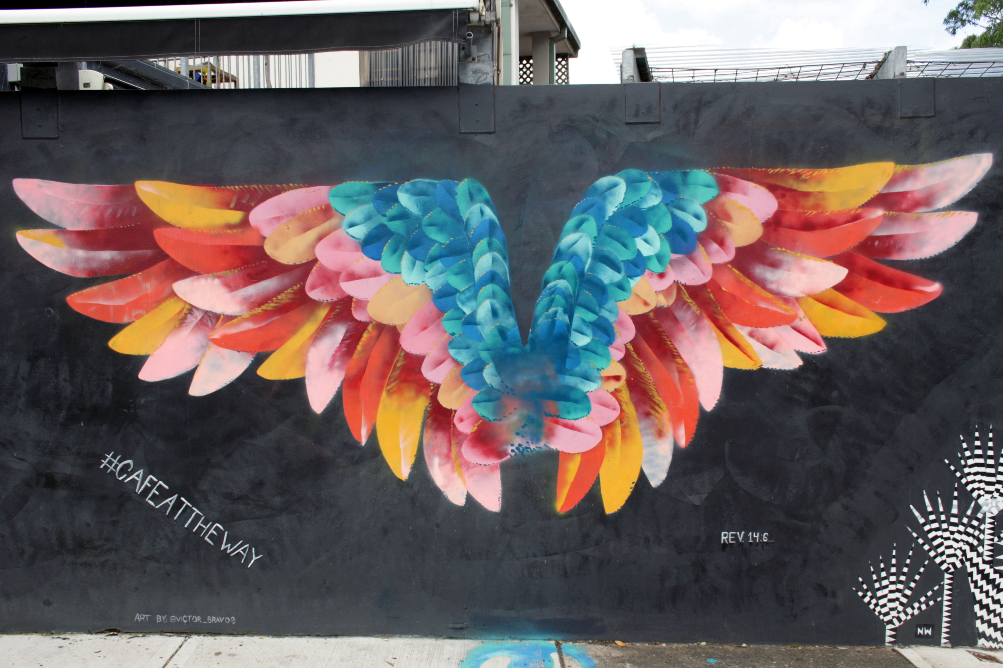Cafe at the Way by Victor Bravo | Street Art NSW