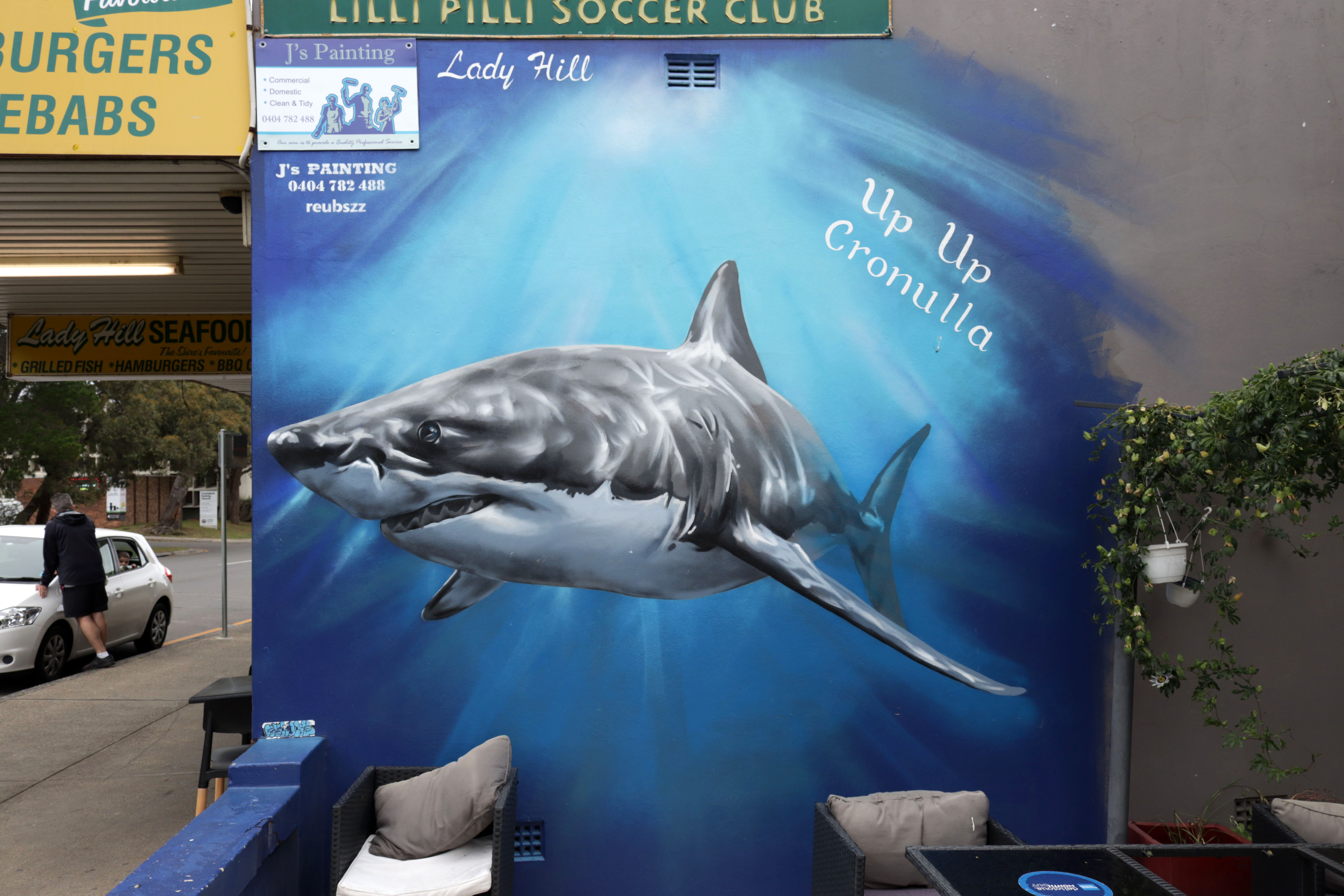 Great White by Reubszz | Street Art NSW
