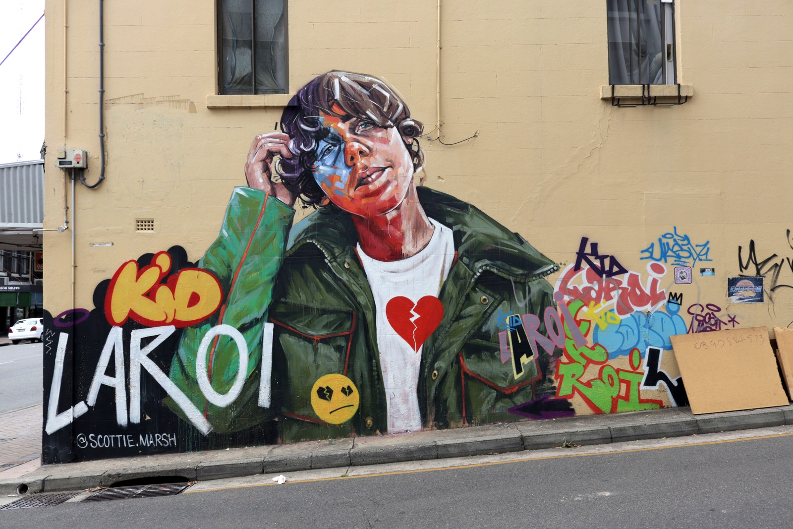 Kid Laroi by Scott Marsh | Street Art NSW