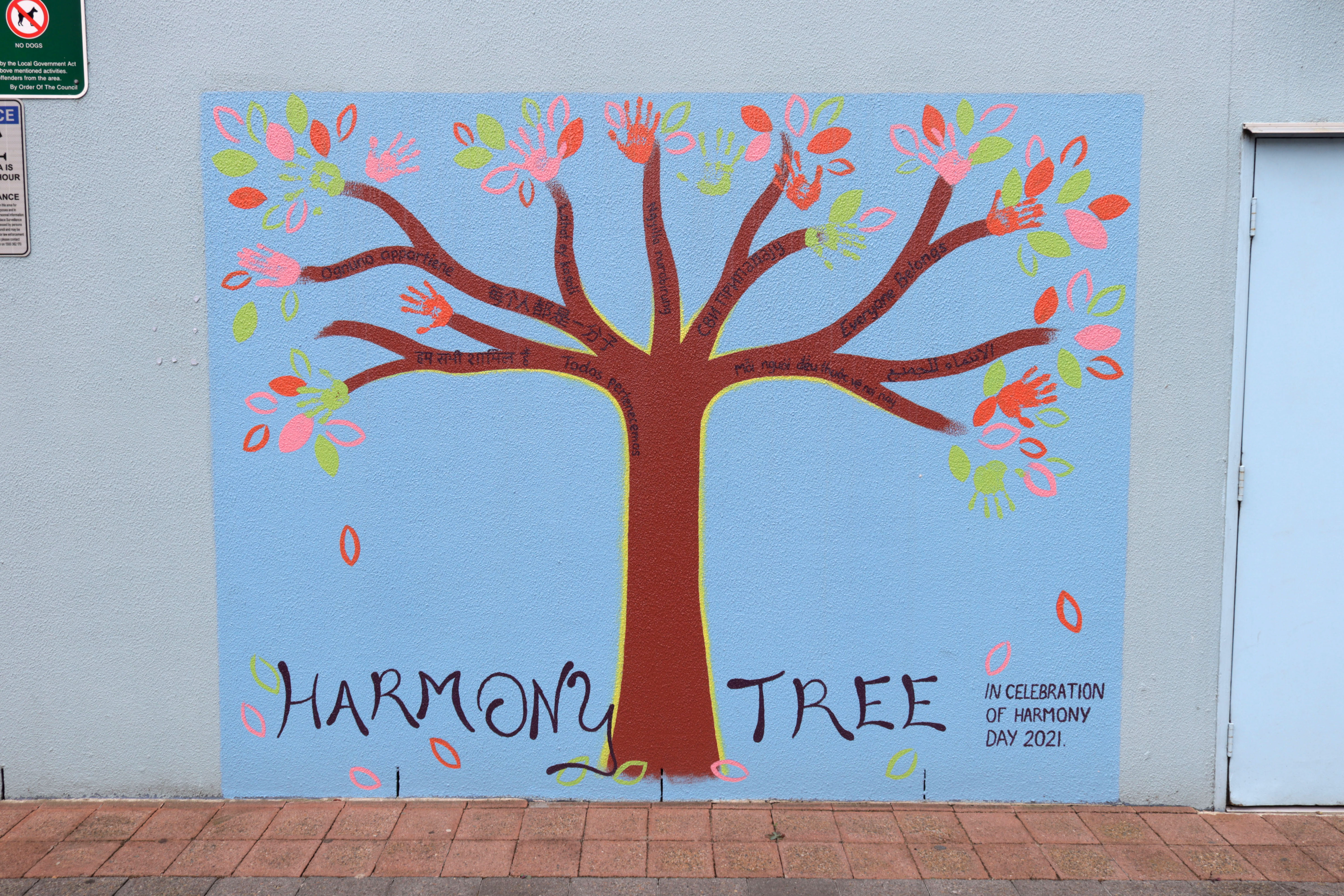 Liverpool's Harmony Tree by Bianca Yrure | Street Art NSW