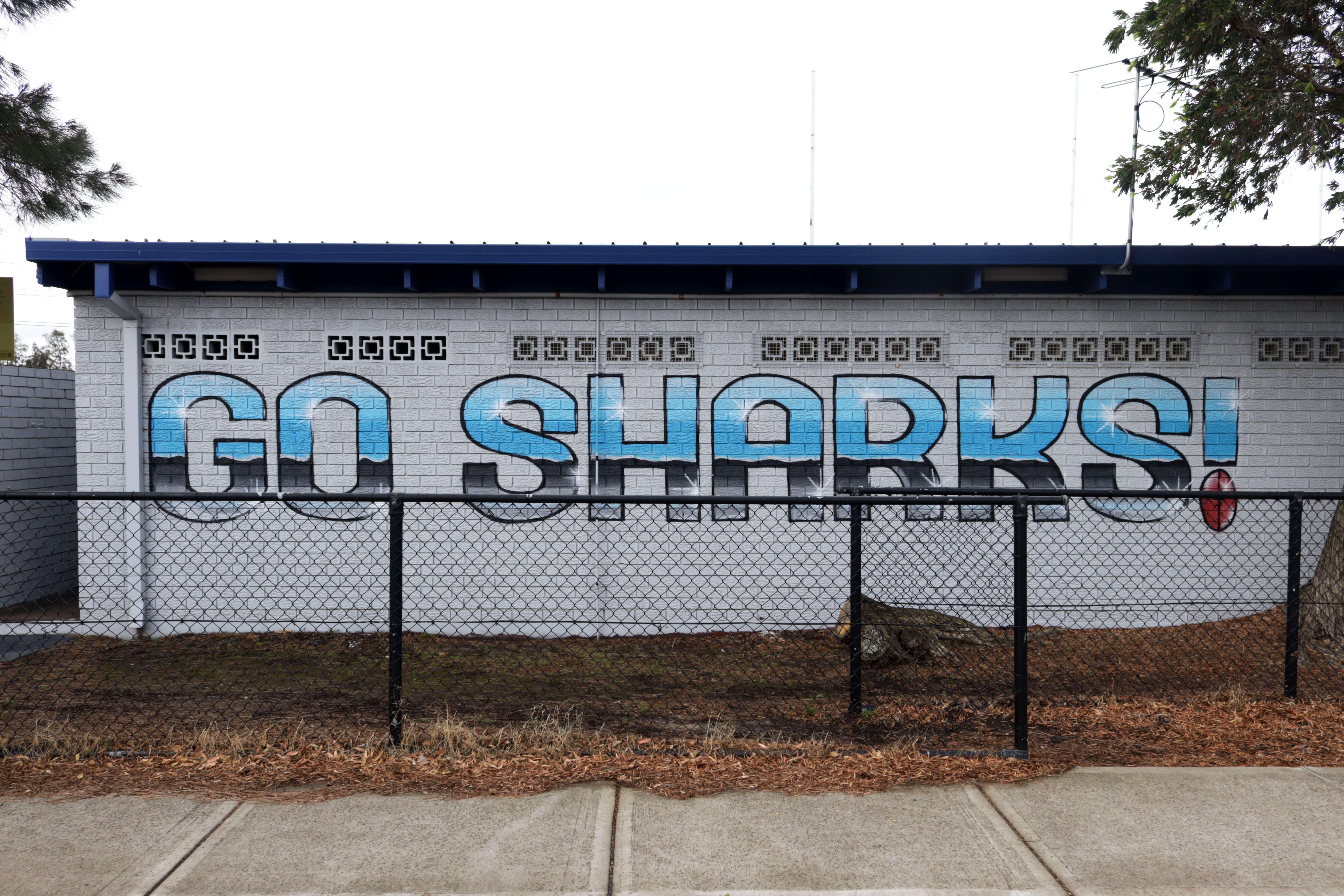 Go Sharks! | Street Art NSW
