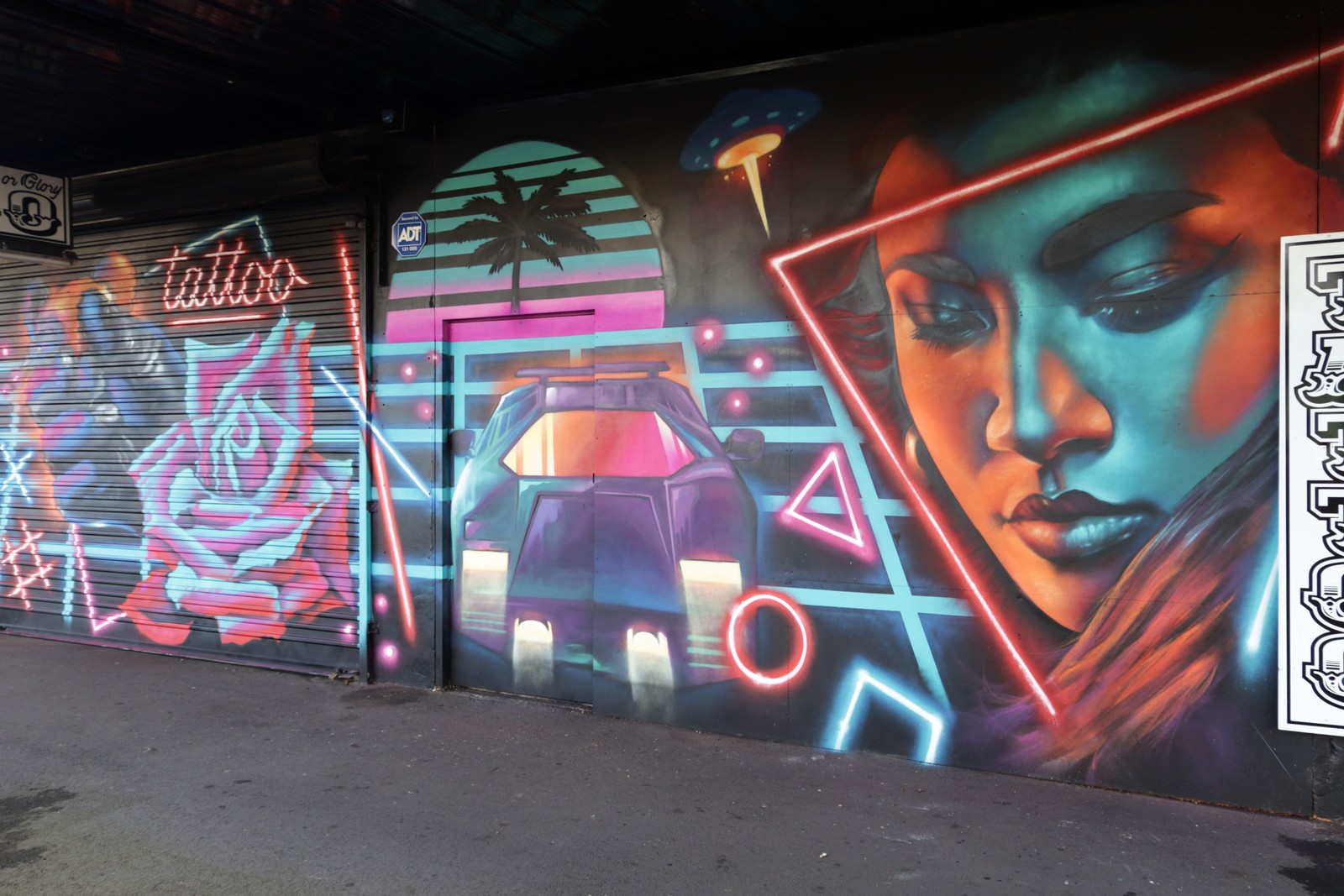 Neon Queen by Ziller Creative Co | Street Art NSW