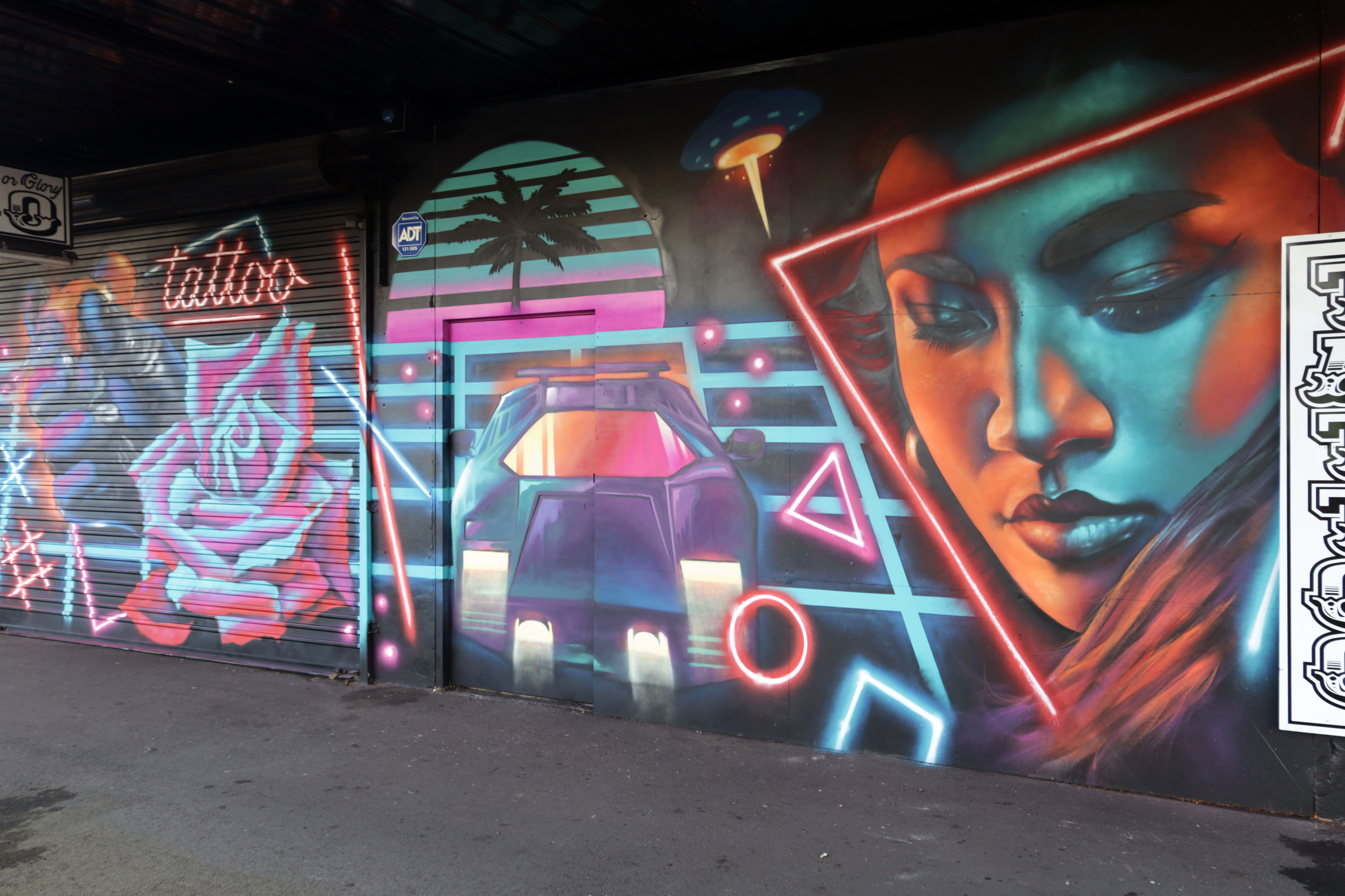 Neon Queen by Ziller Creative Co | Street Art NSW
