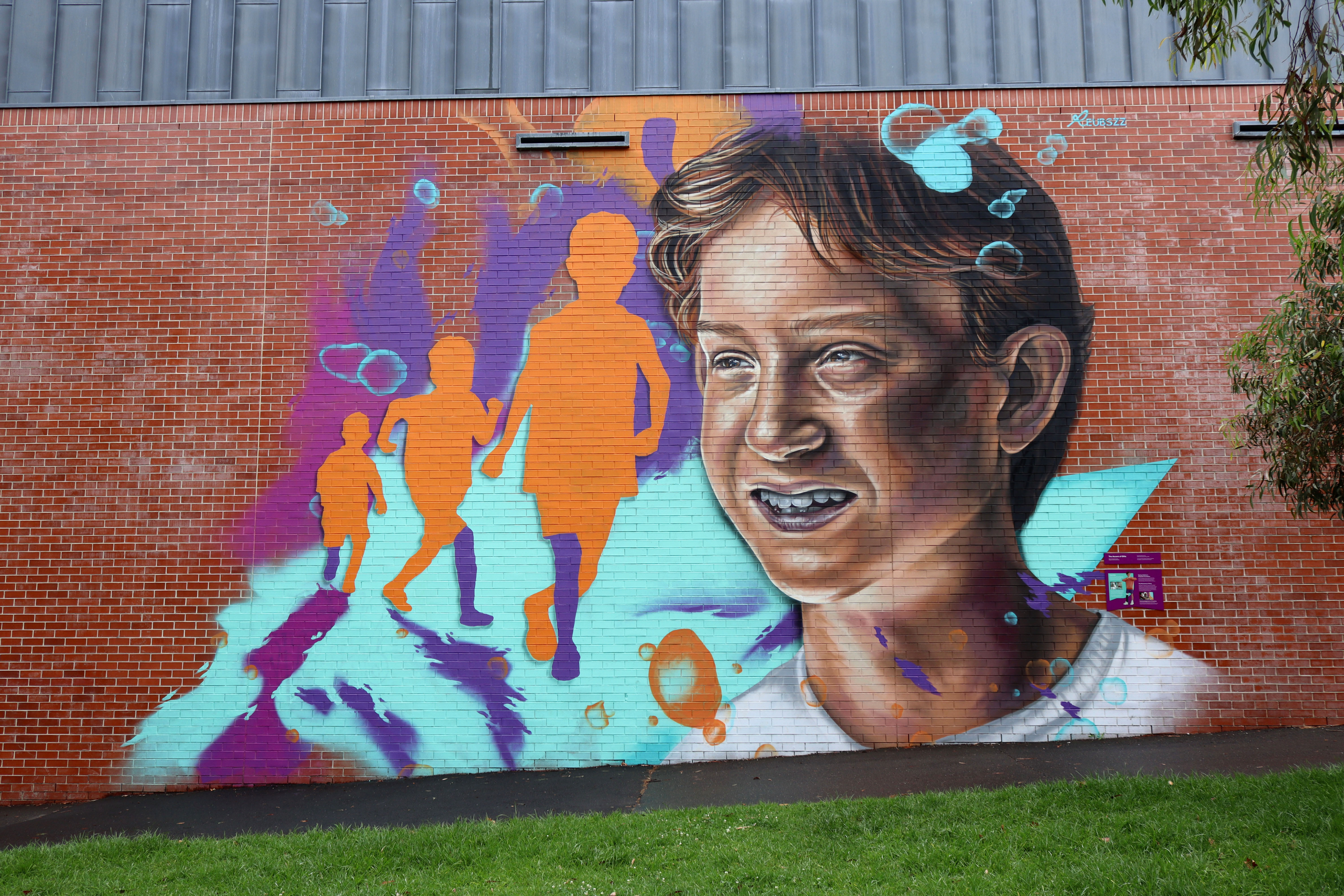 The Ascent of Ollie by Reubszz | Street Art NSW