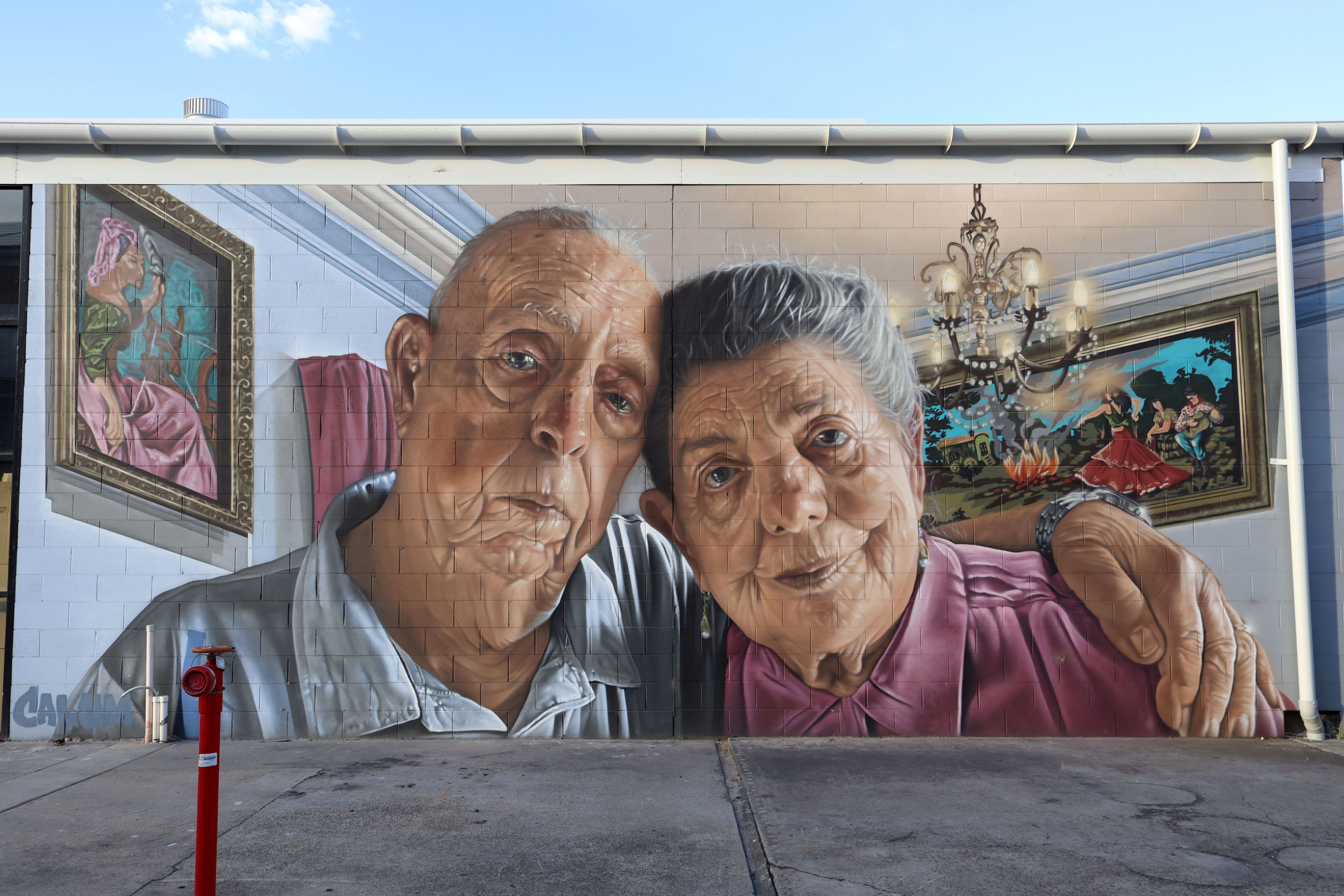 John Joannou's Parents by Calum Hotham | Street Art NSW