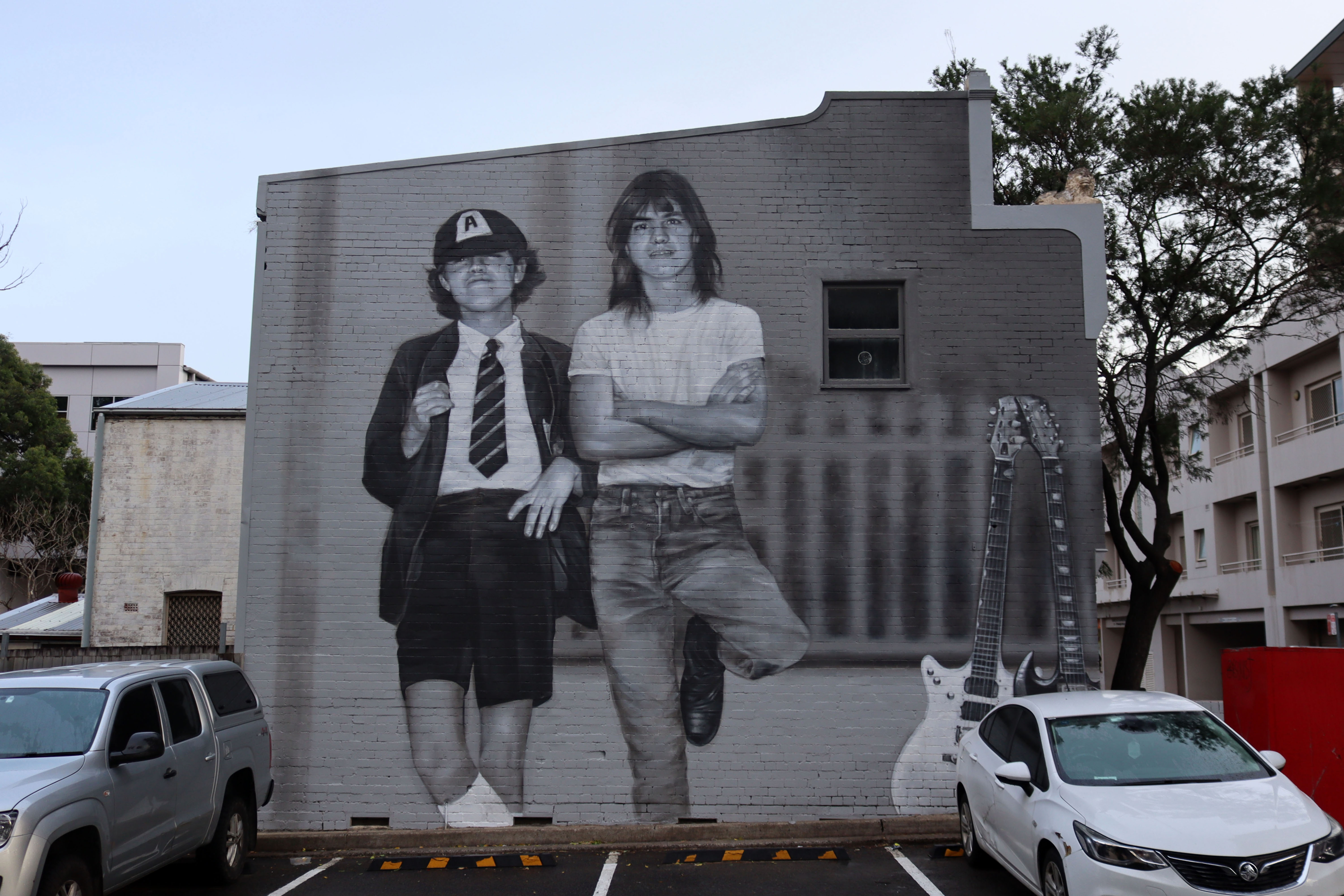 Back in Black: AC/DC Mural Project by Claire Foxton | Street Art NSW