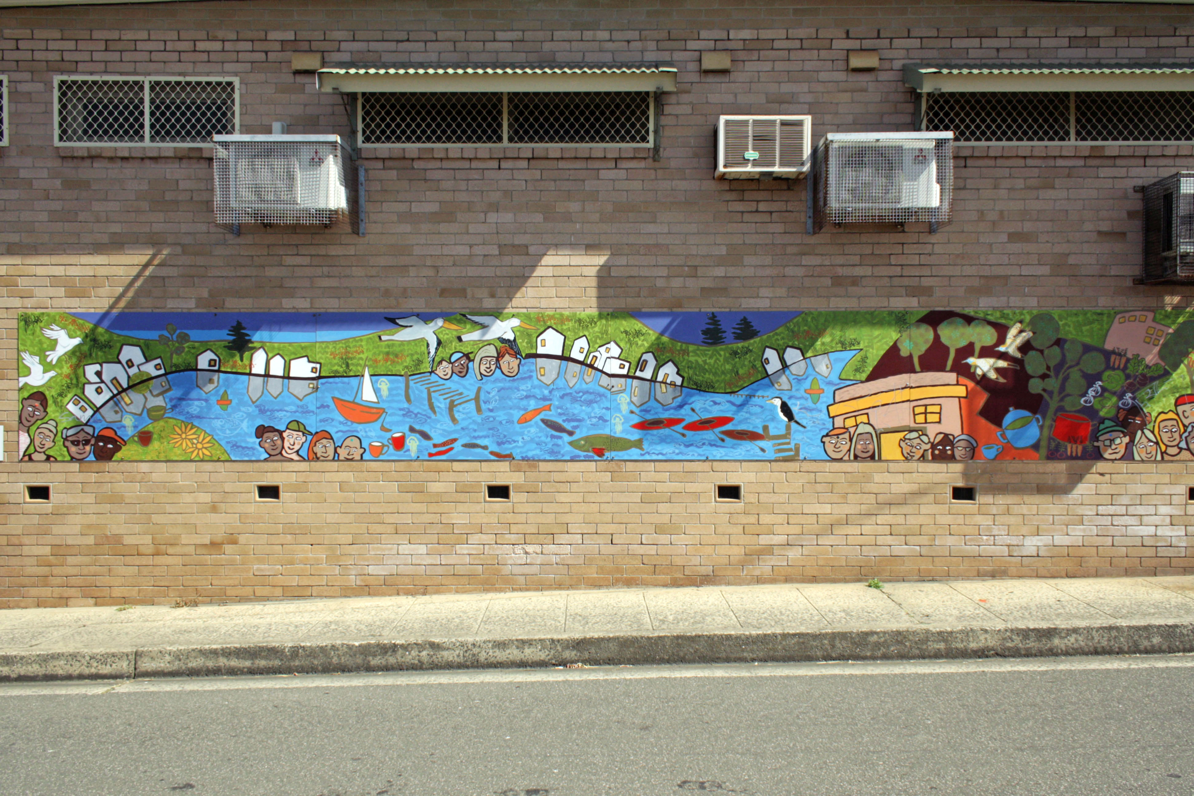 Warrawong Art Panel Project 2017 by Kathryn Orton | Street Art NSW