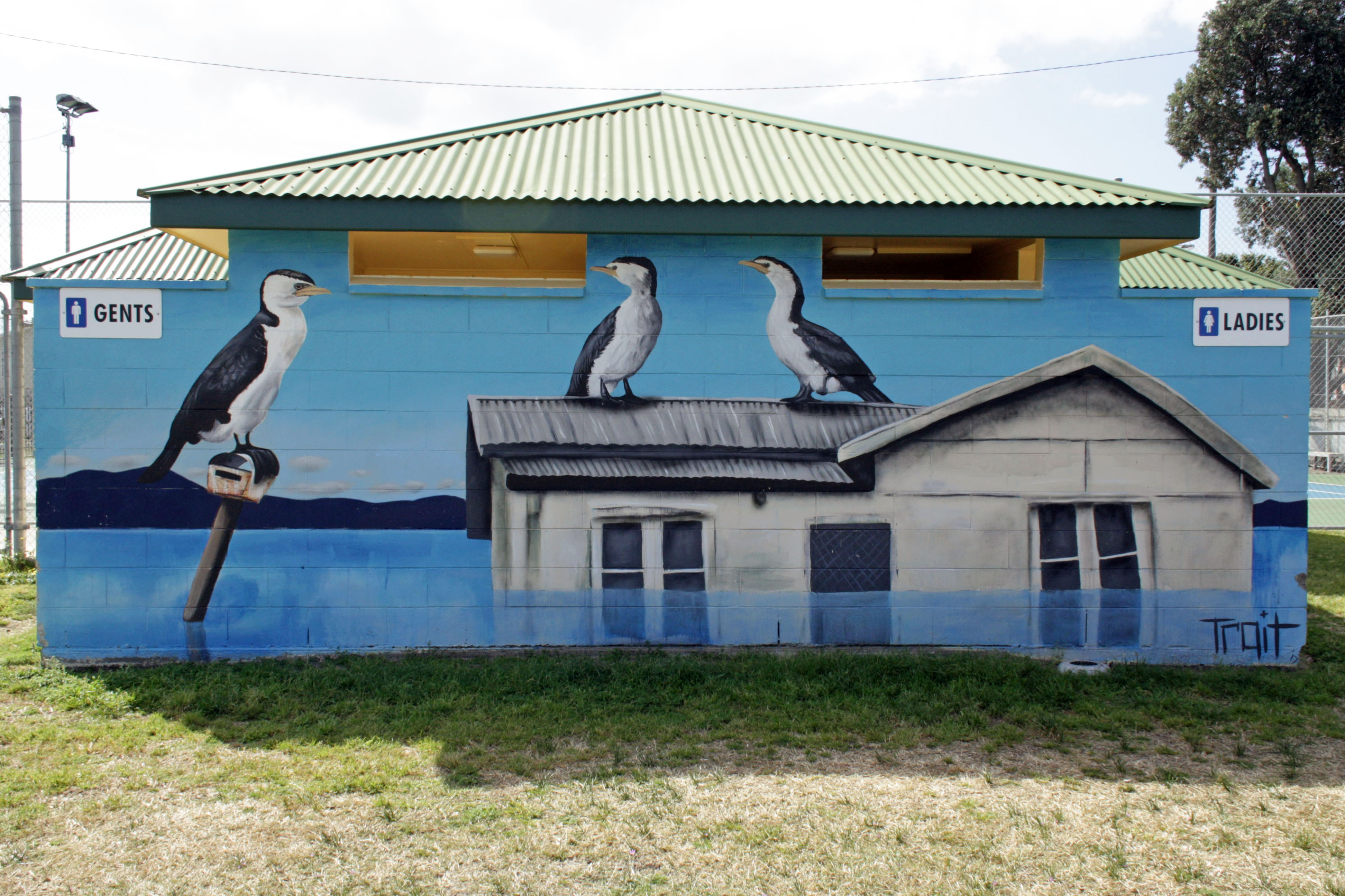 All We Do is Stand There by Trait | Street Art NSW