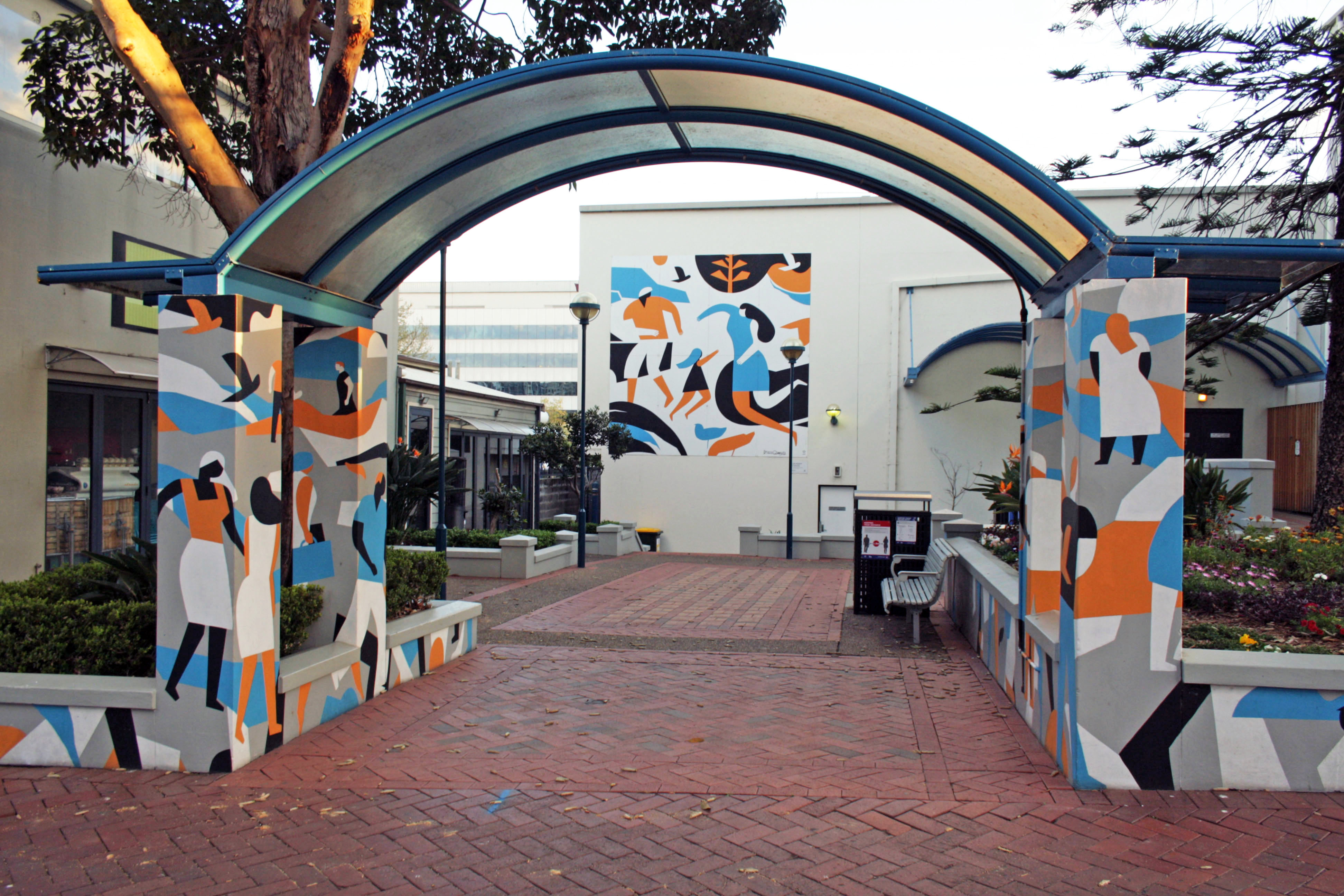 Arches and Mural on Crown 2017