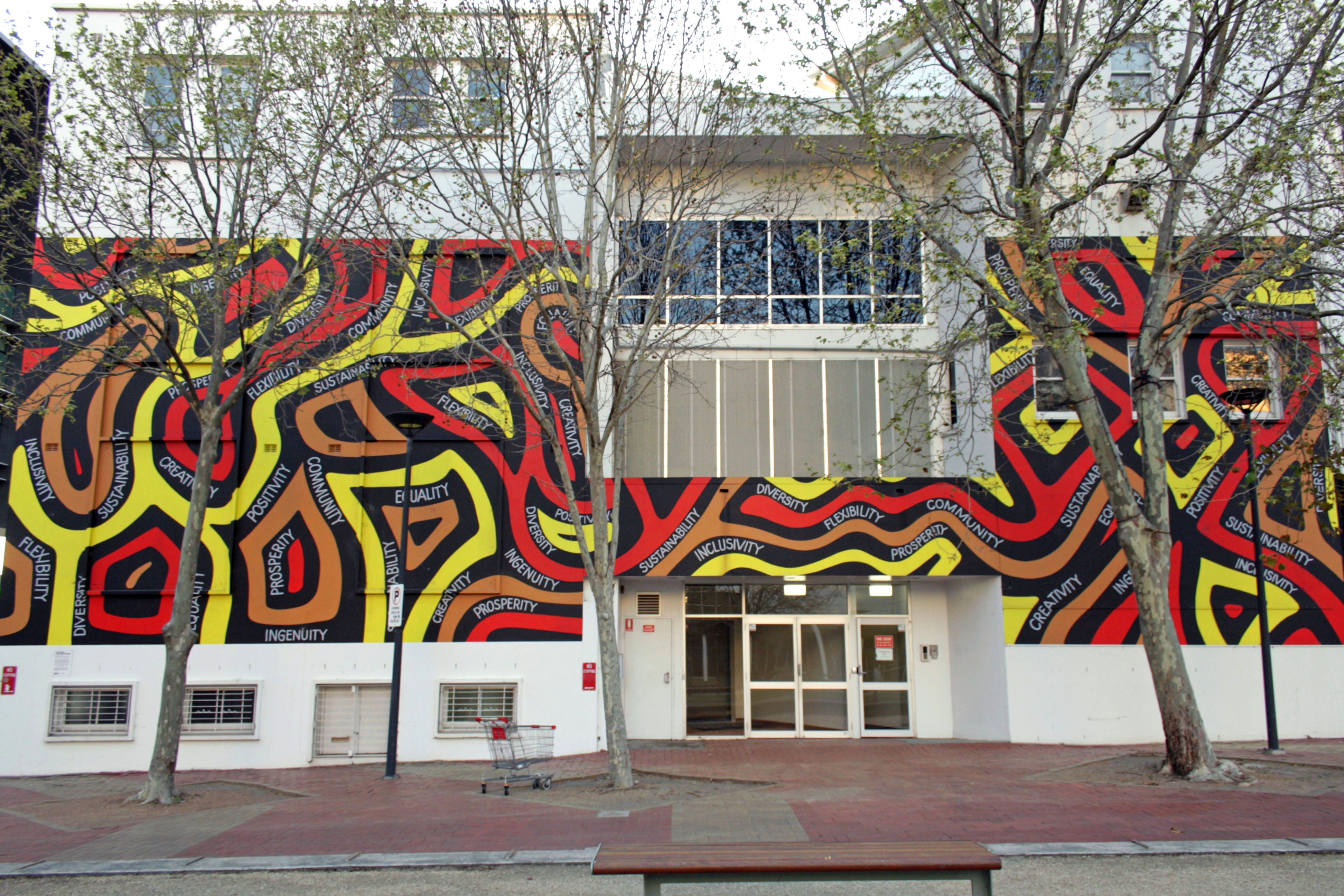 Cultural Conversations by Warwick Keen | Street Art NSW