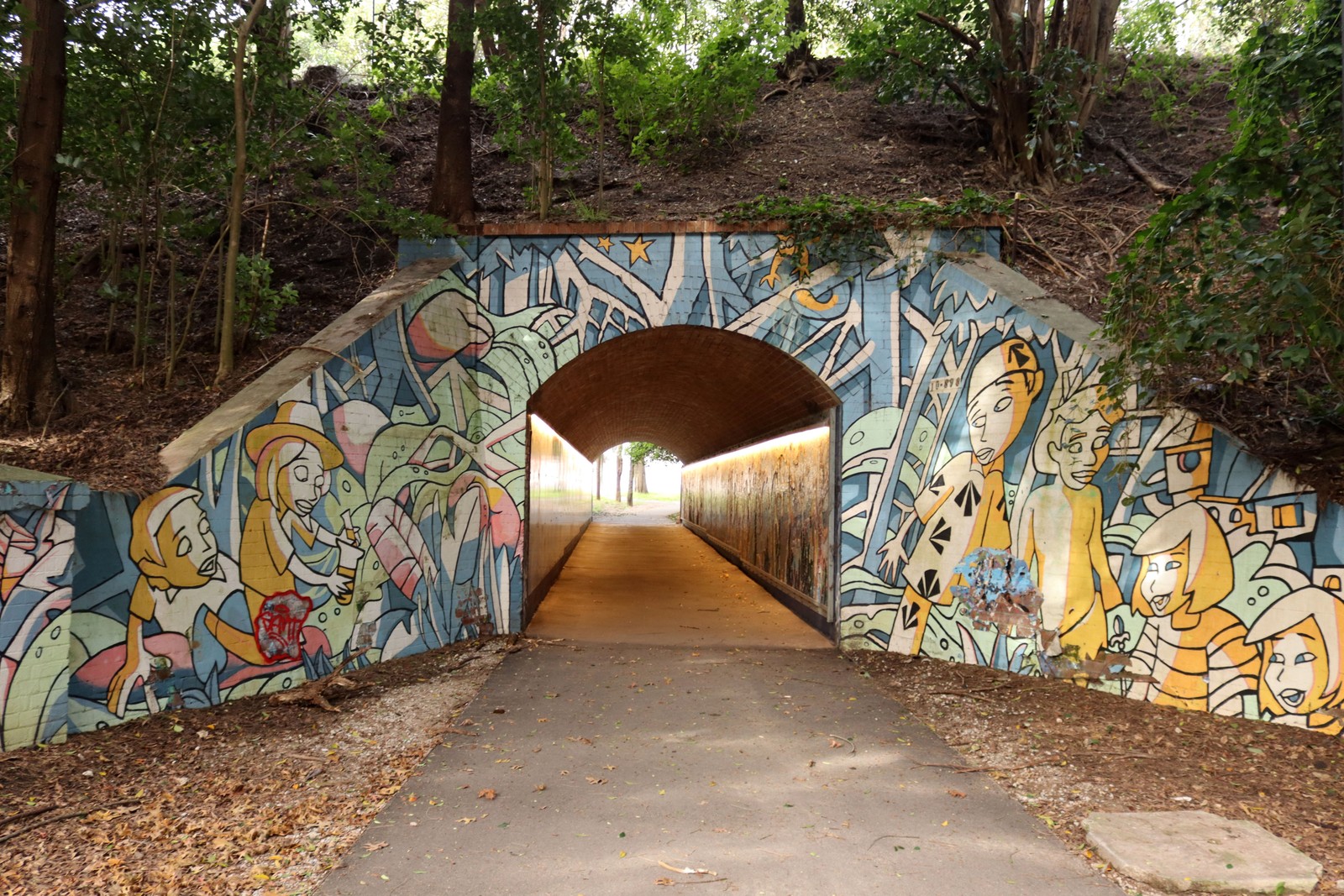 Hawthorne Canal Community Artwork by Kegworth Public School | Street Art NSW