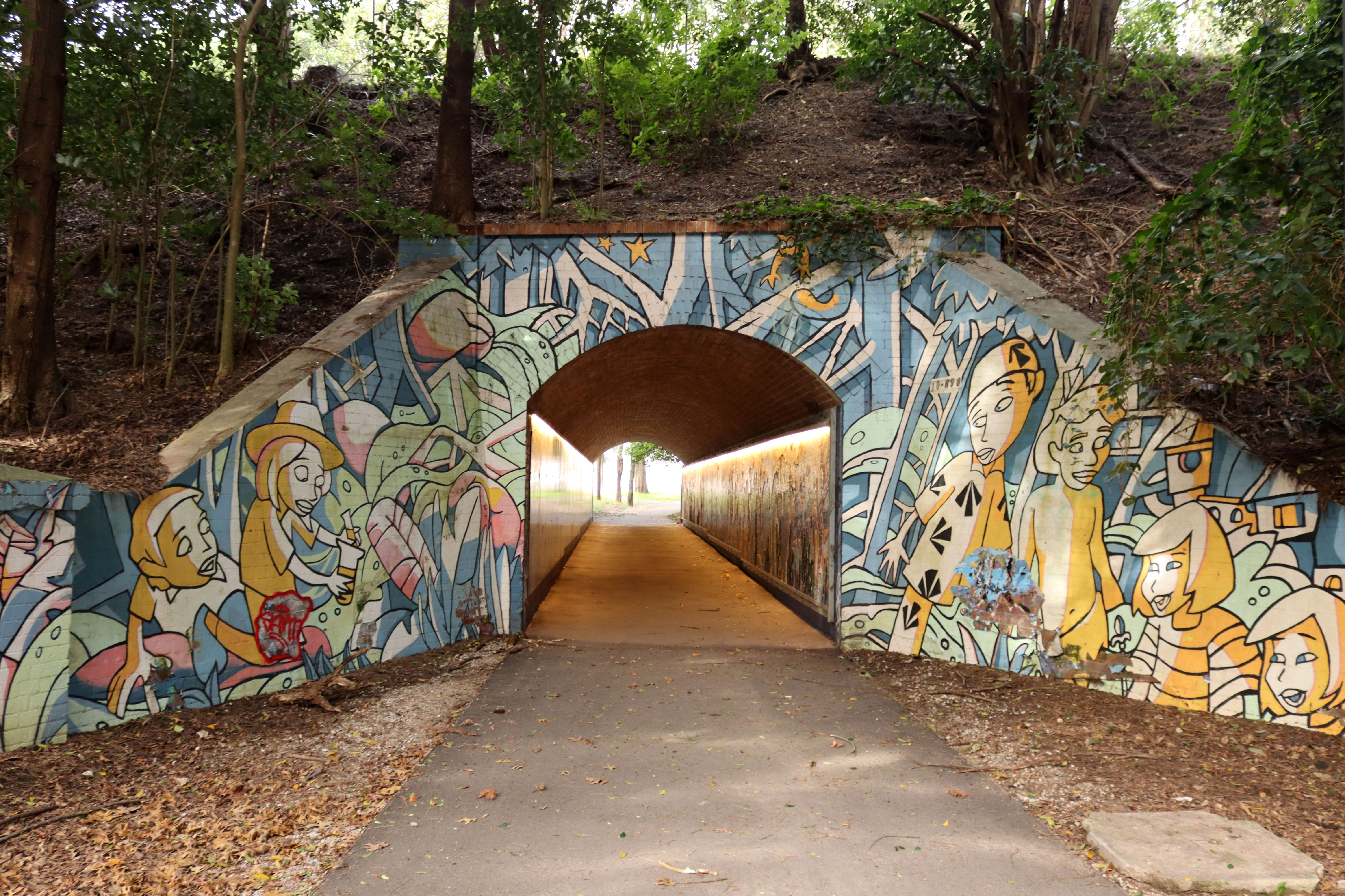 Hawthorne Canal Community Artwork by Kegworth Public School | Street Art NSW