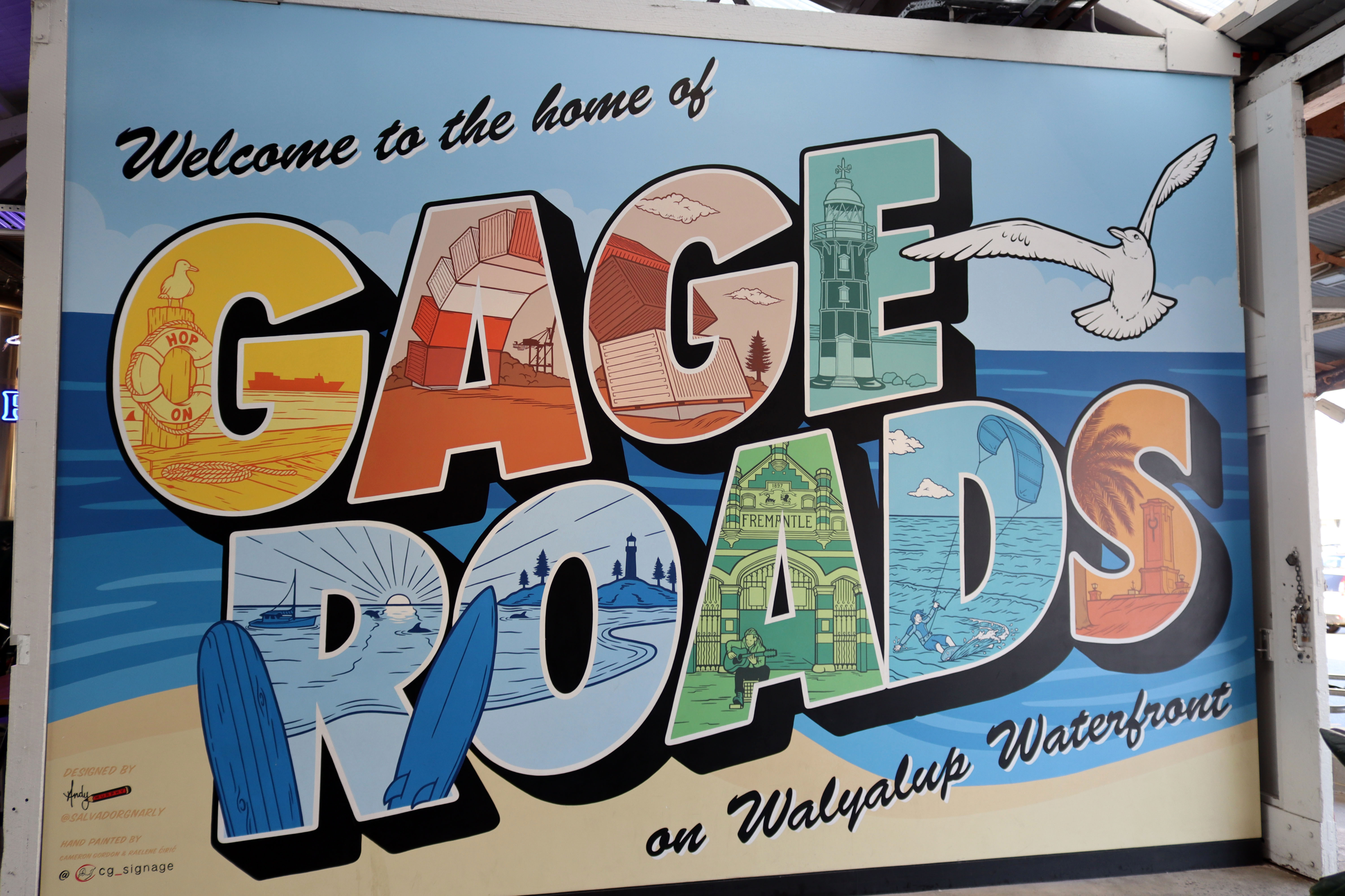 Gage Roads by Andy Murphy | Street Art NSW