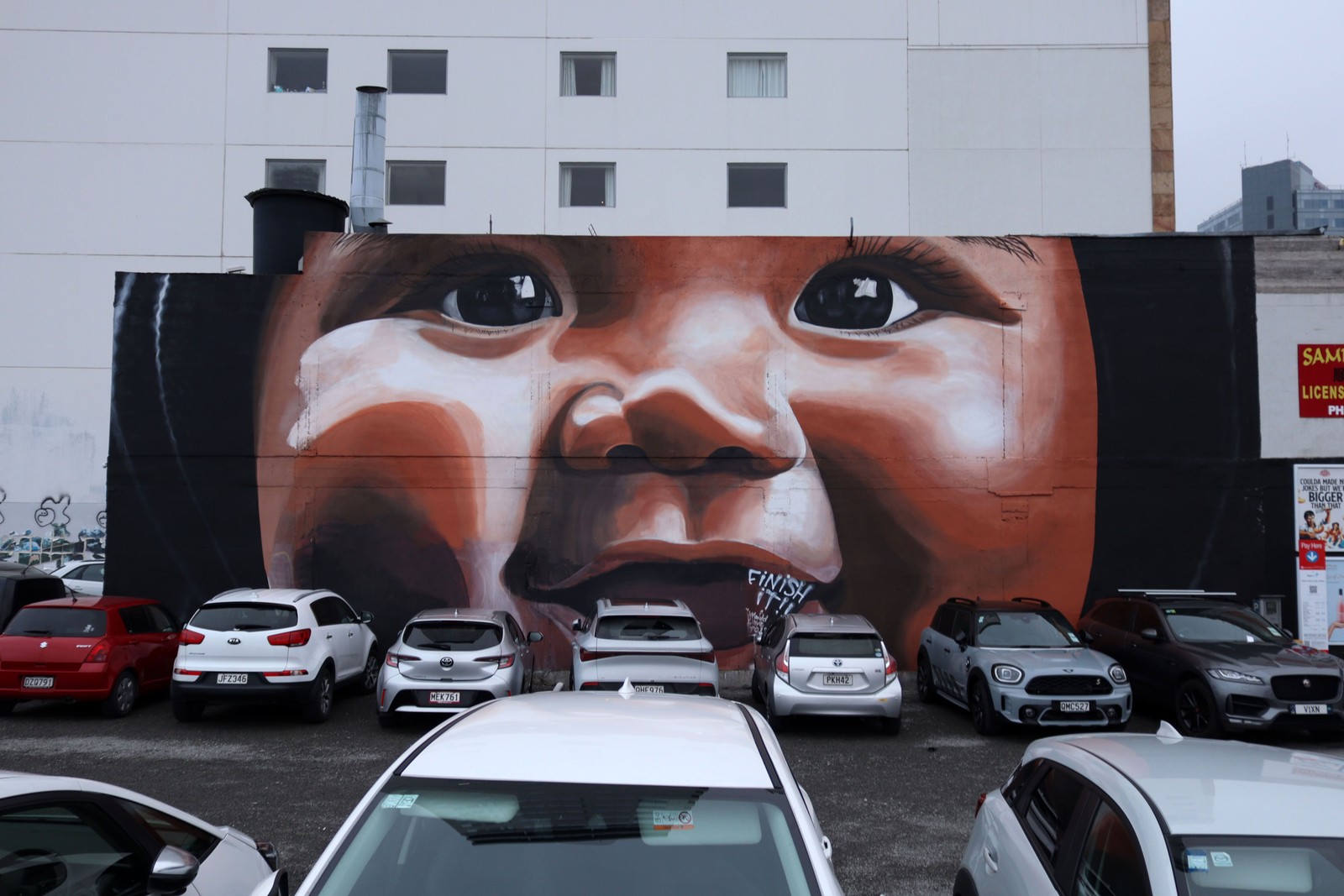 Unfinished Infancy by Richard 'Pops' Baker | Street Art NSW