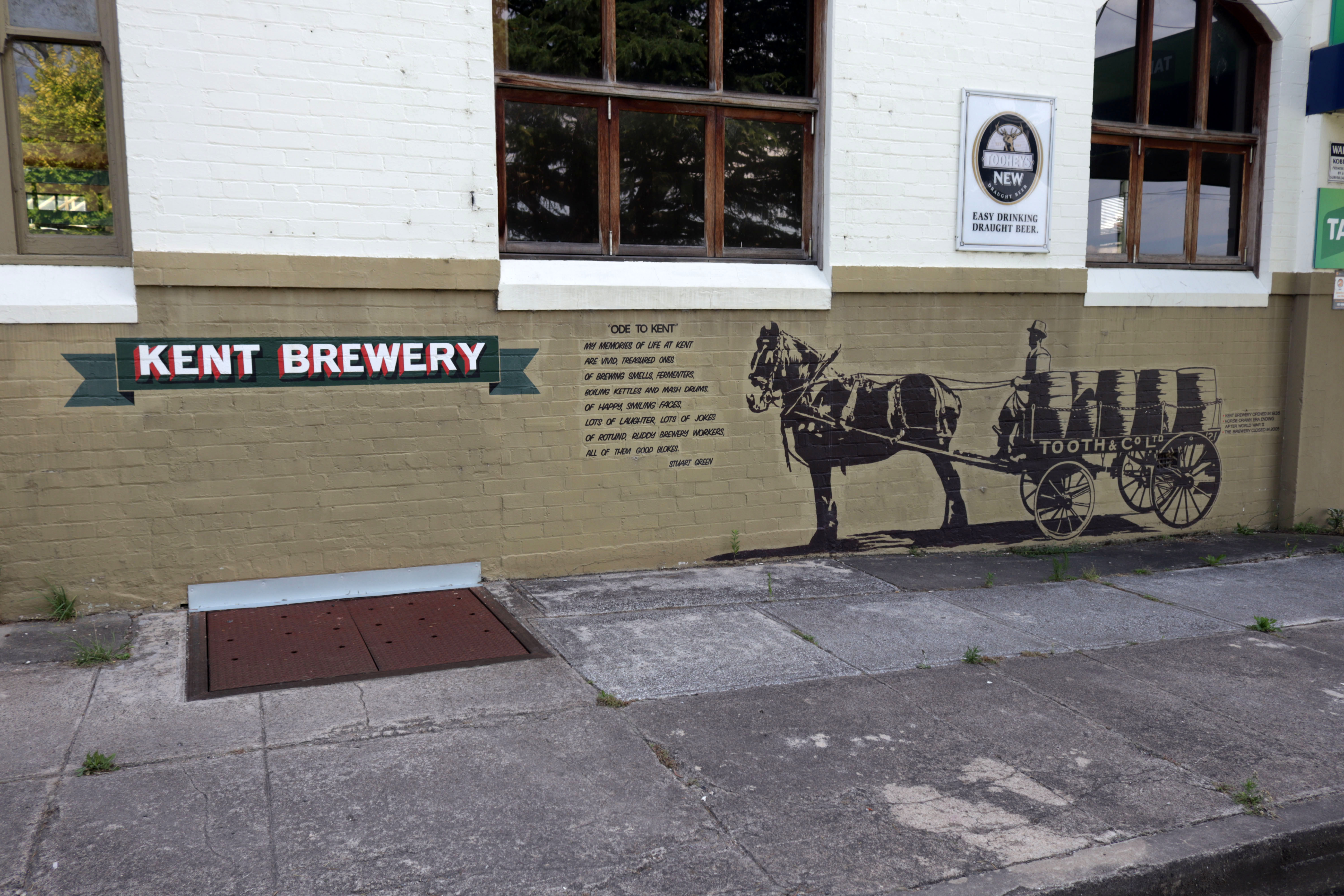 Kent Brewery/Tooth & Co Horse Drawn Cart | Street Art NSW
