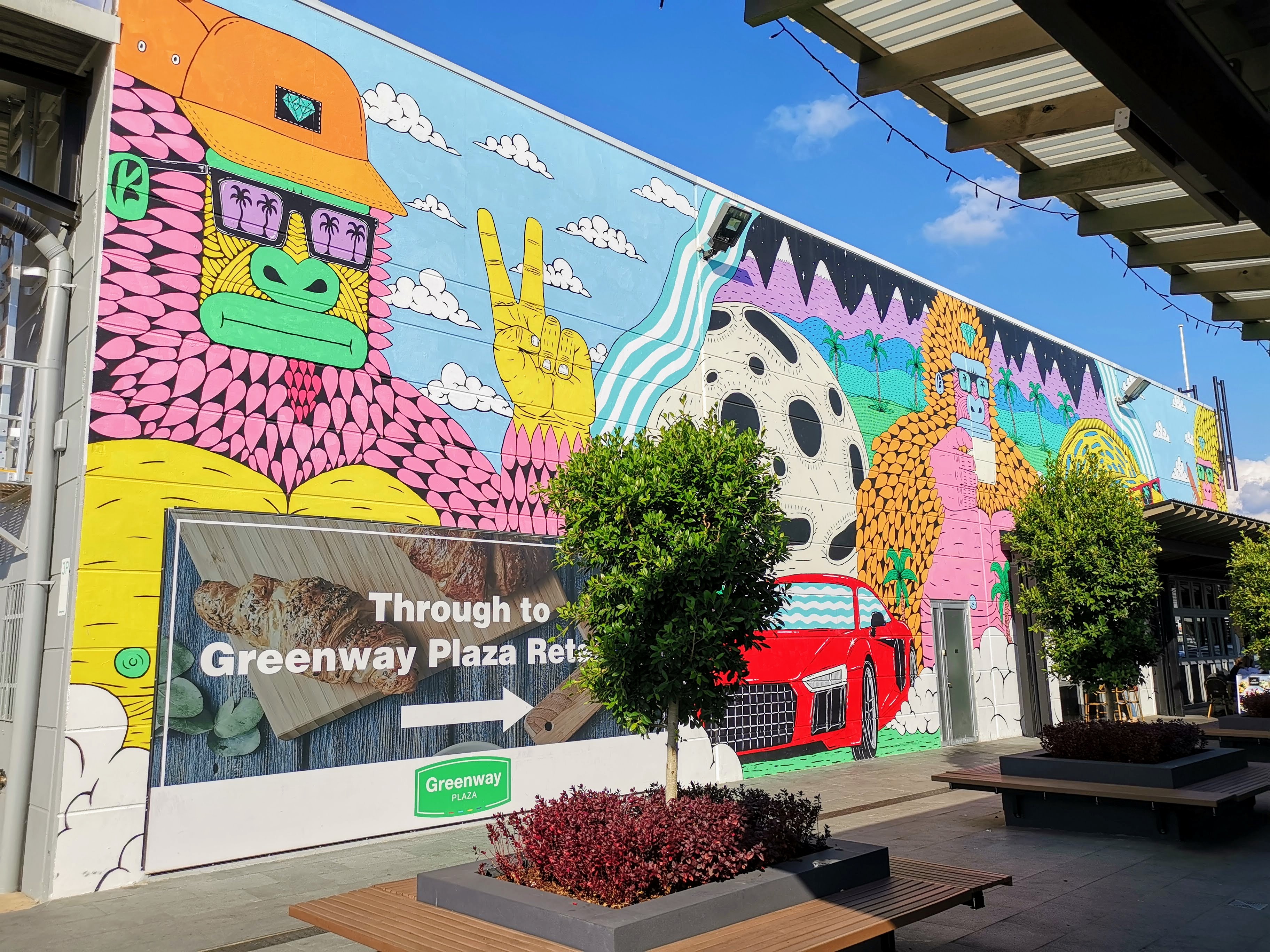 Robbo the Gorilla by Mulga | Street Art NSW