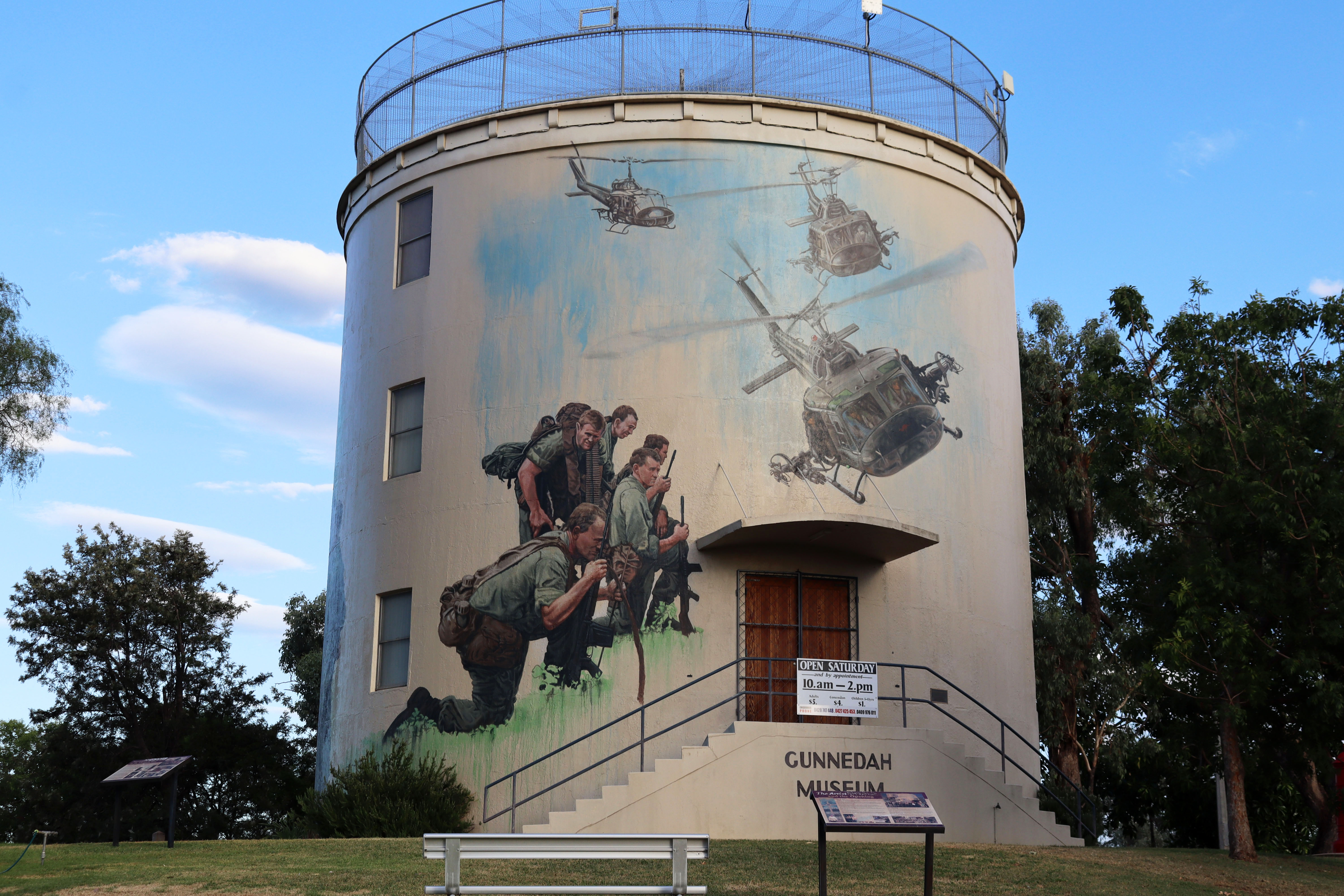 Gunnedah Water Tower Museum Artwork by Jenny McCracken | Street Art NSW