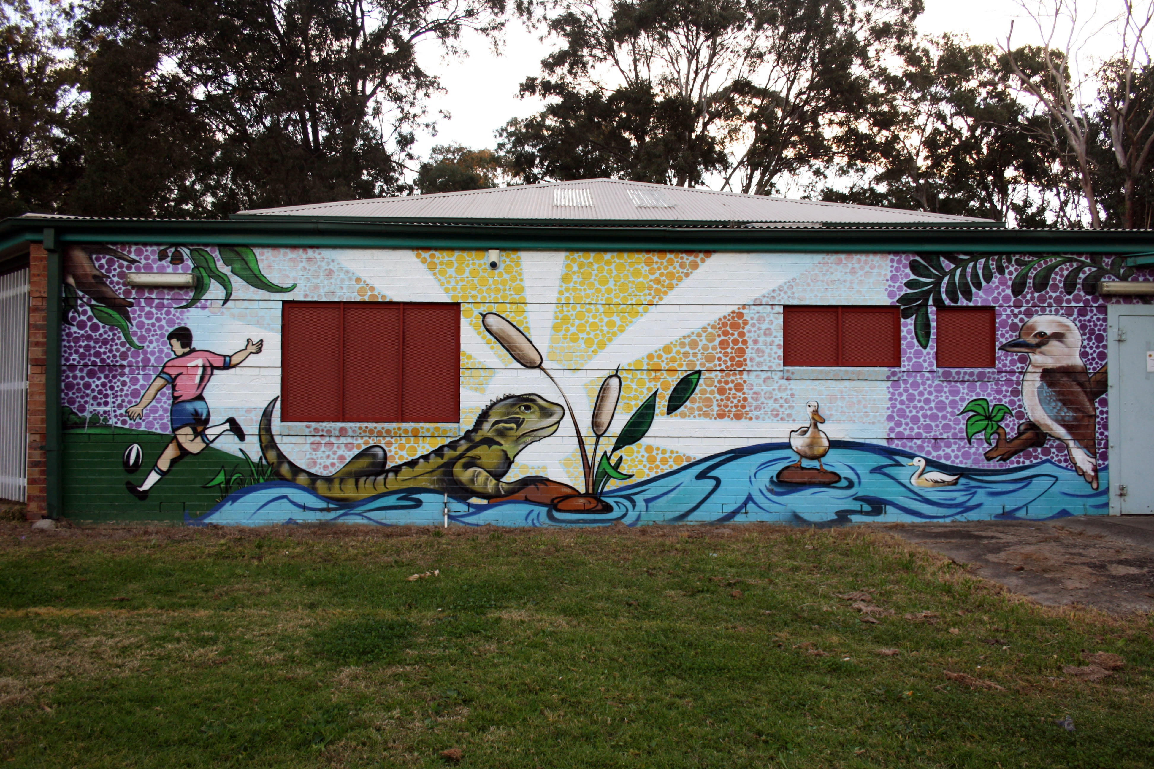 Youth Centre Mural by Spice | Street Art NSW