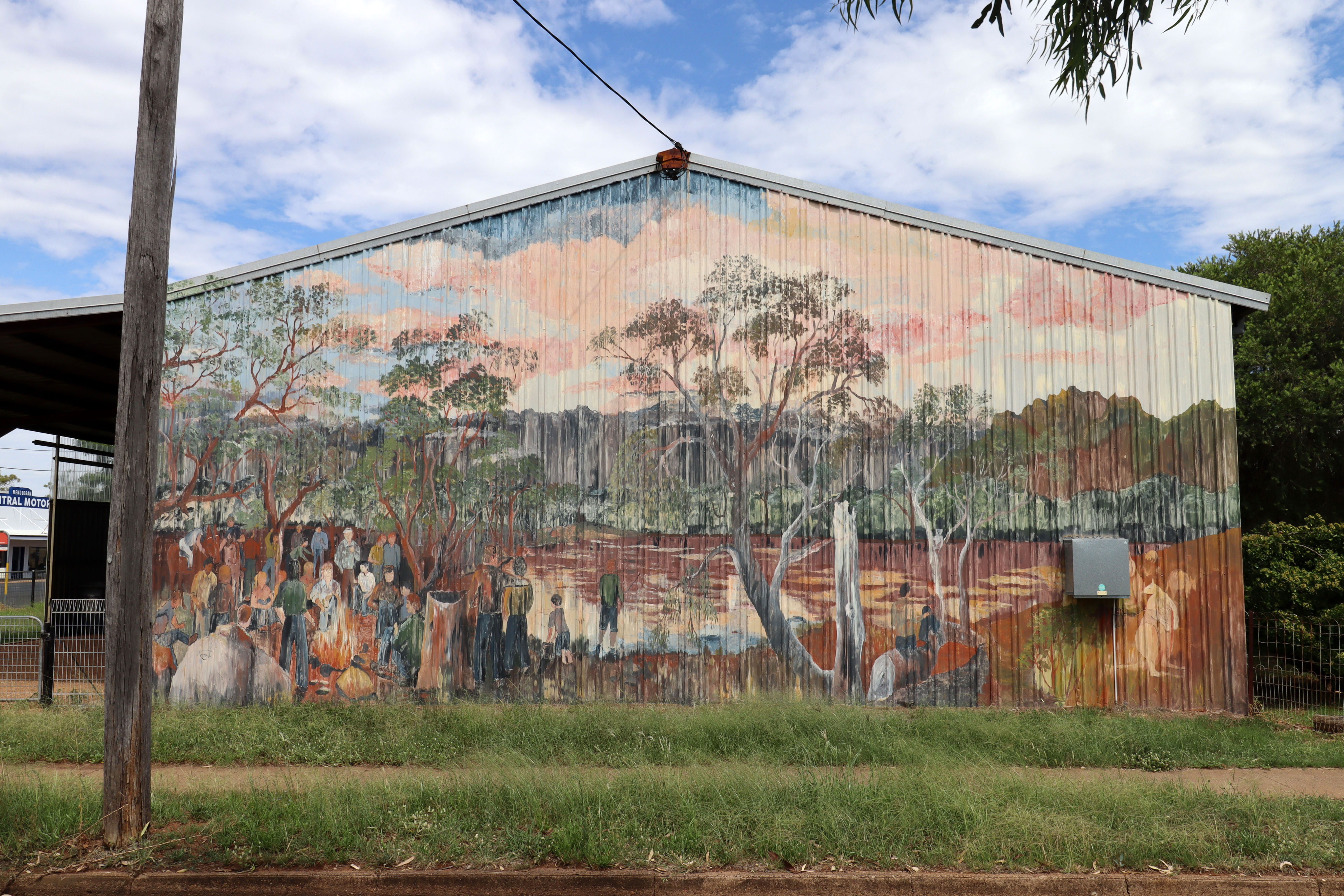 Village on the Castlereagh by Karin Duce | Street Art NSW