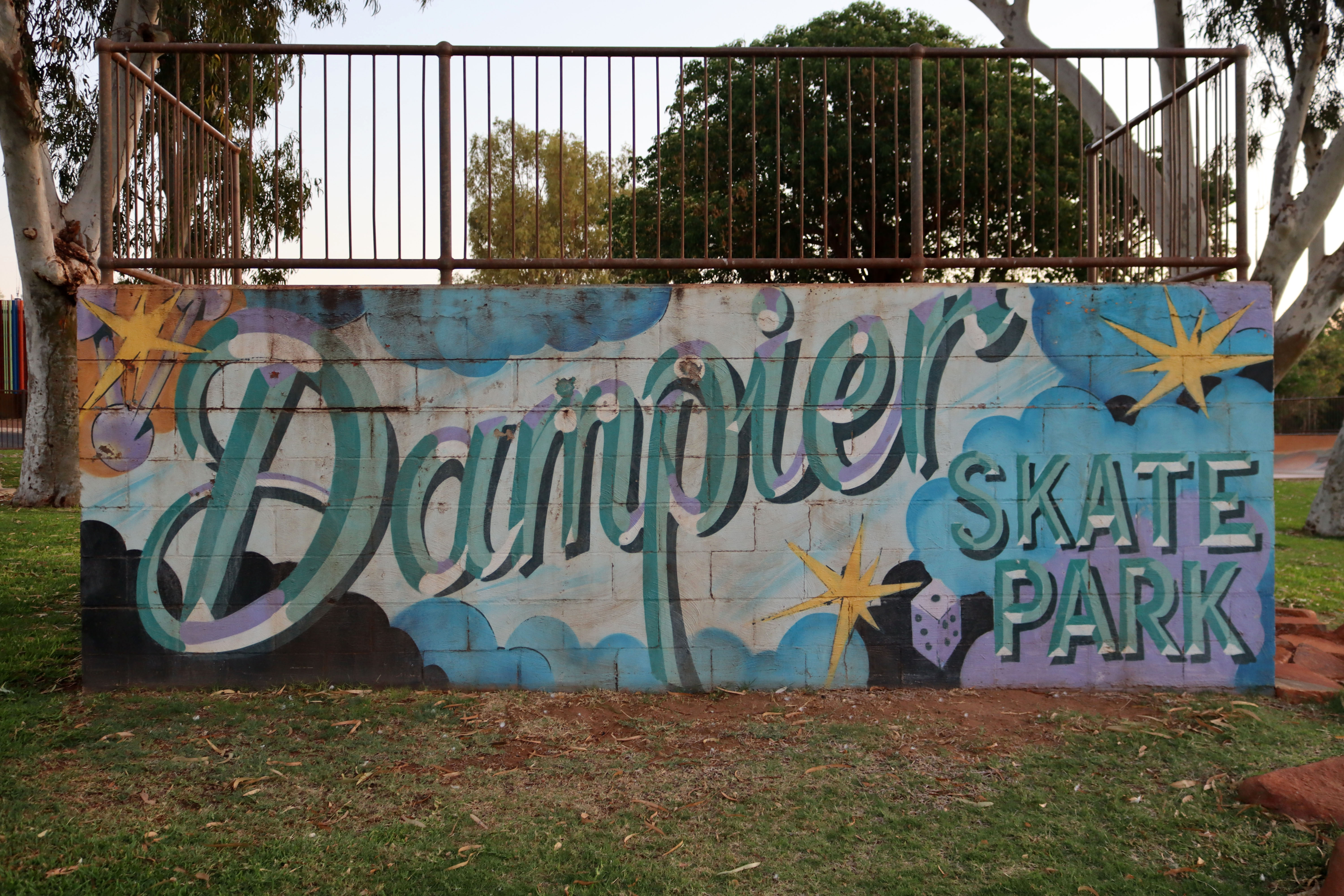 Dampier Skate Park by George Domahidy | Street Art NSW