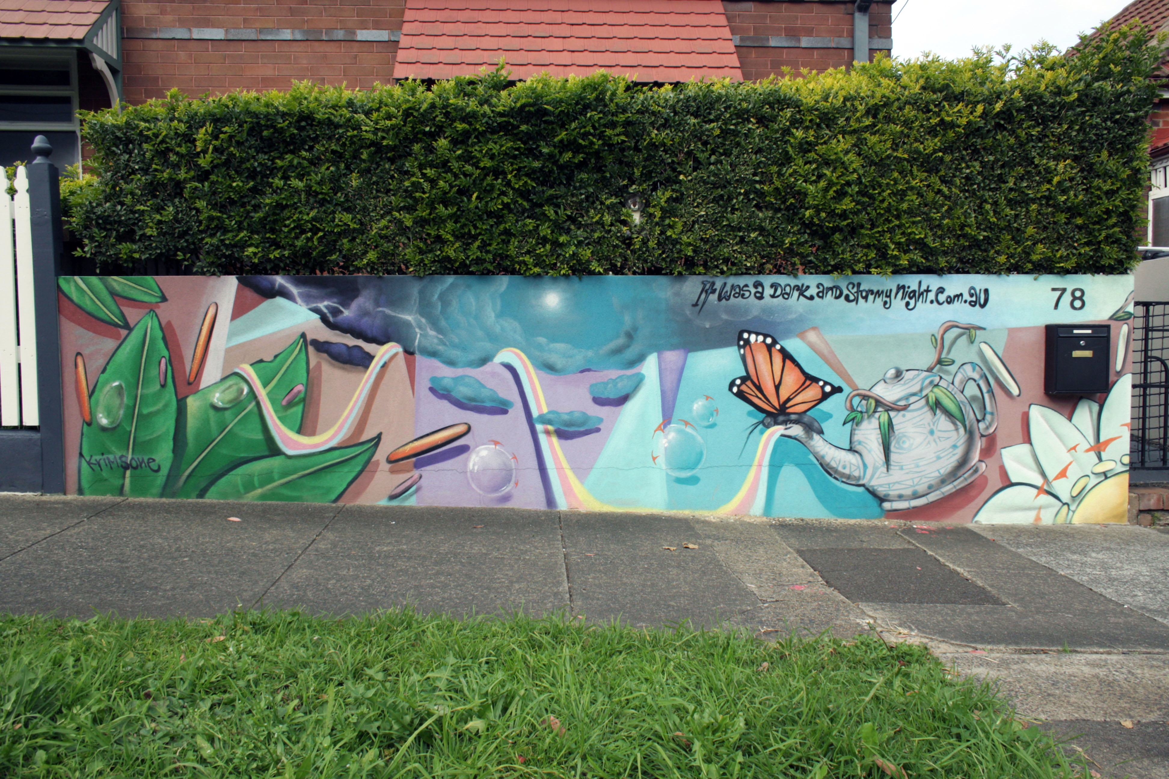 It Was a Dark and Stormy Night by Krimsone | Street Art NSW