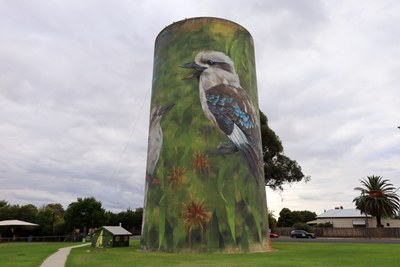 Deniliquin Water Tower Mural